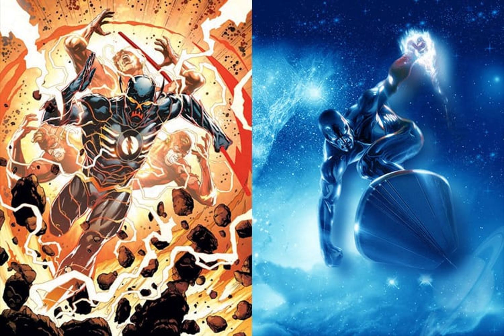 Silver Surfer vs Black Racer