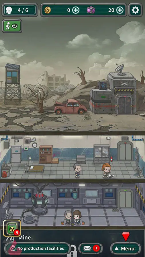 بازی موبایل Underworld: The Shelter