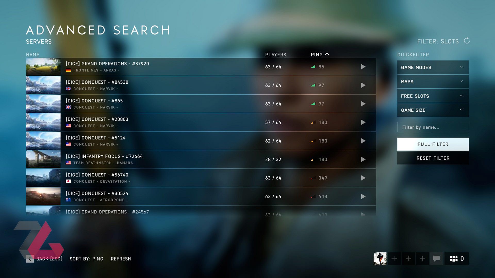 Battlefield  Multiplayer Ingame screenshot