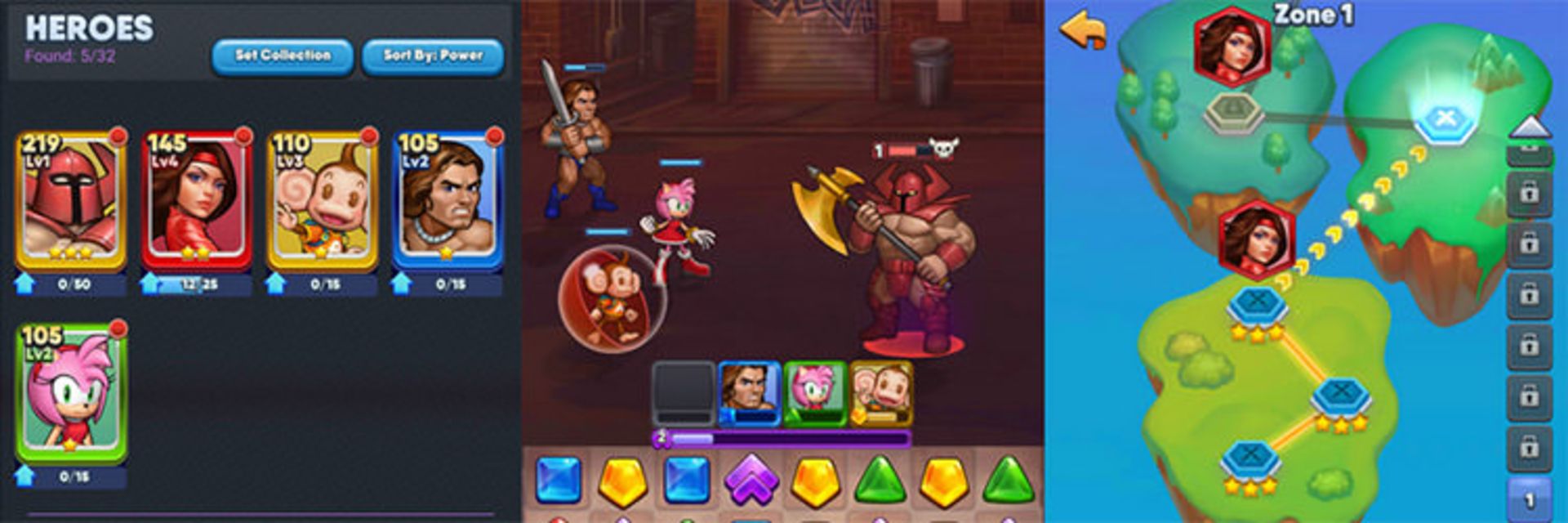 بازی SEGA Heroes