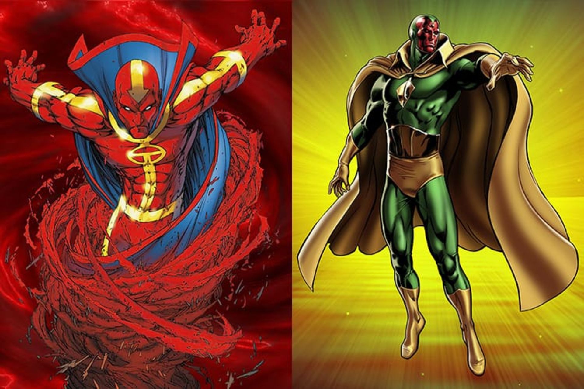 Red Tornado vs Vision
