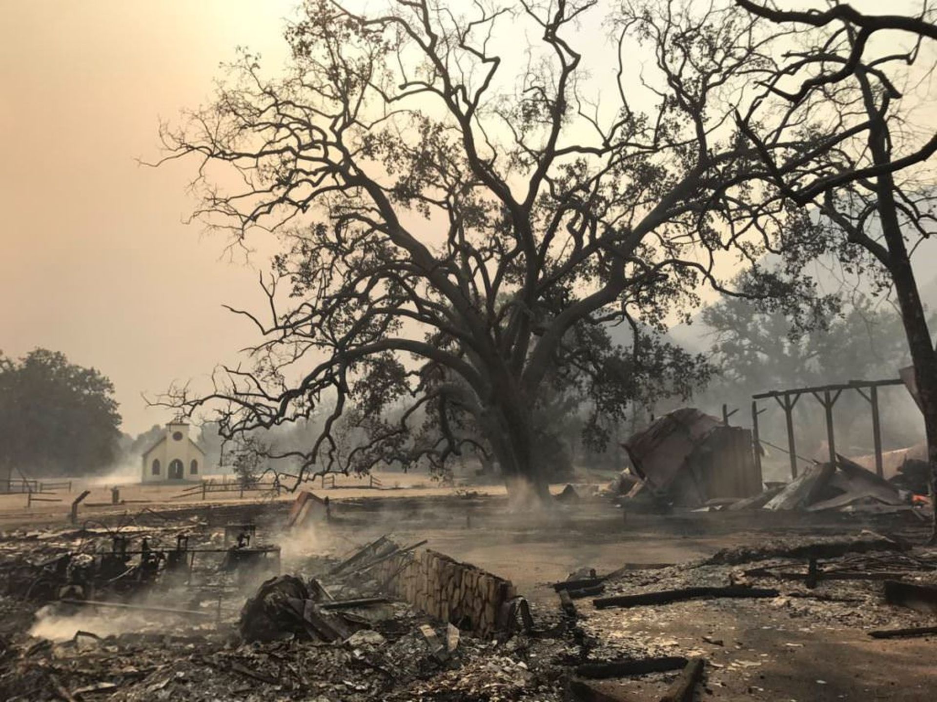 Westworld Sets Burn Down