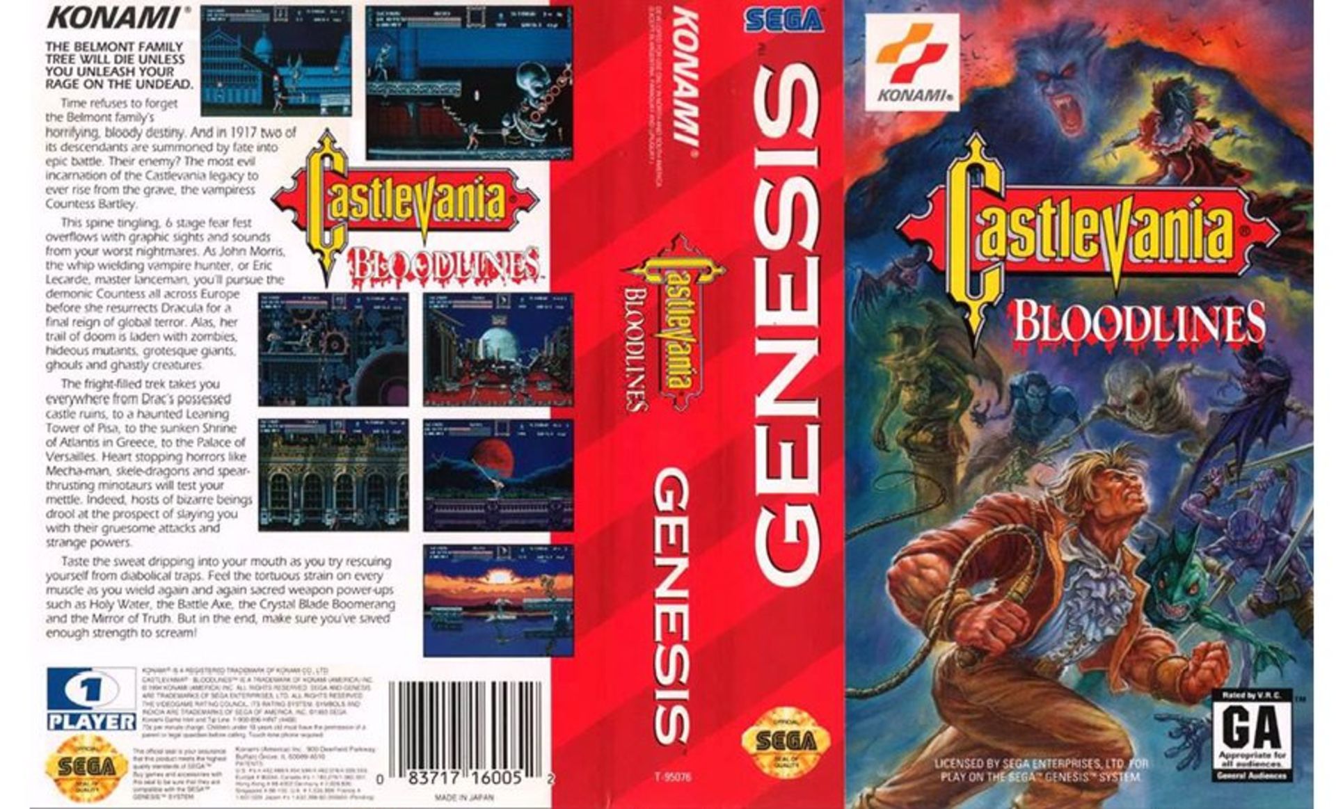 Castlevania Bloodlines- 1994