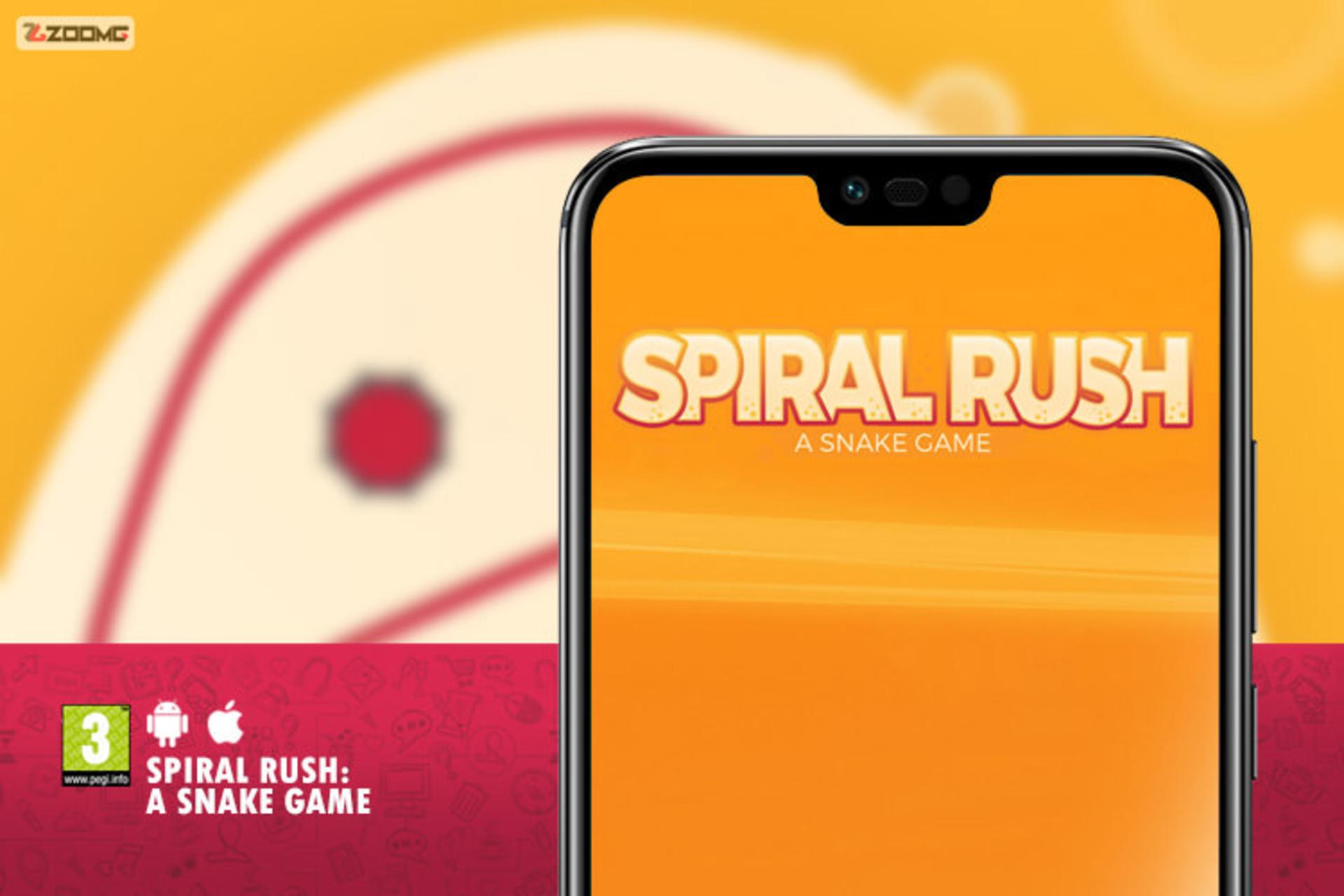 Spiral Rush: a Snake Game