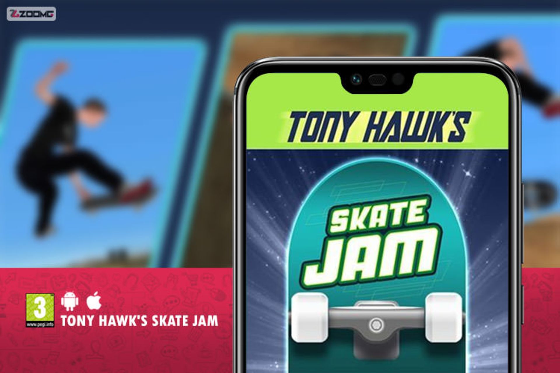 بازی موبایل Tony Hawk's Skate Jam