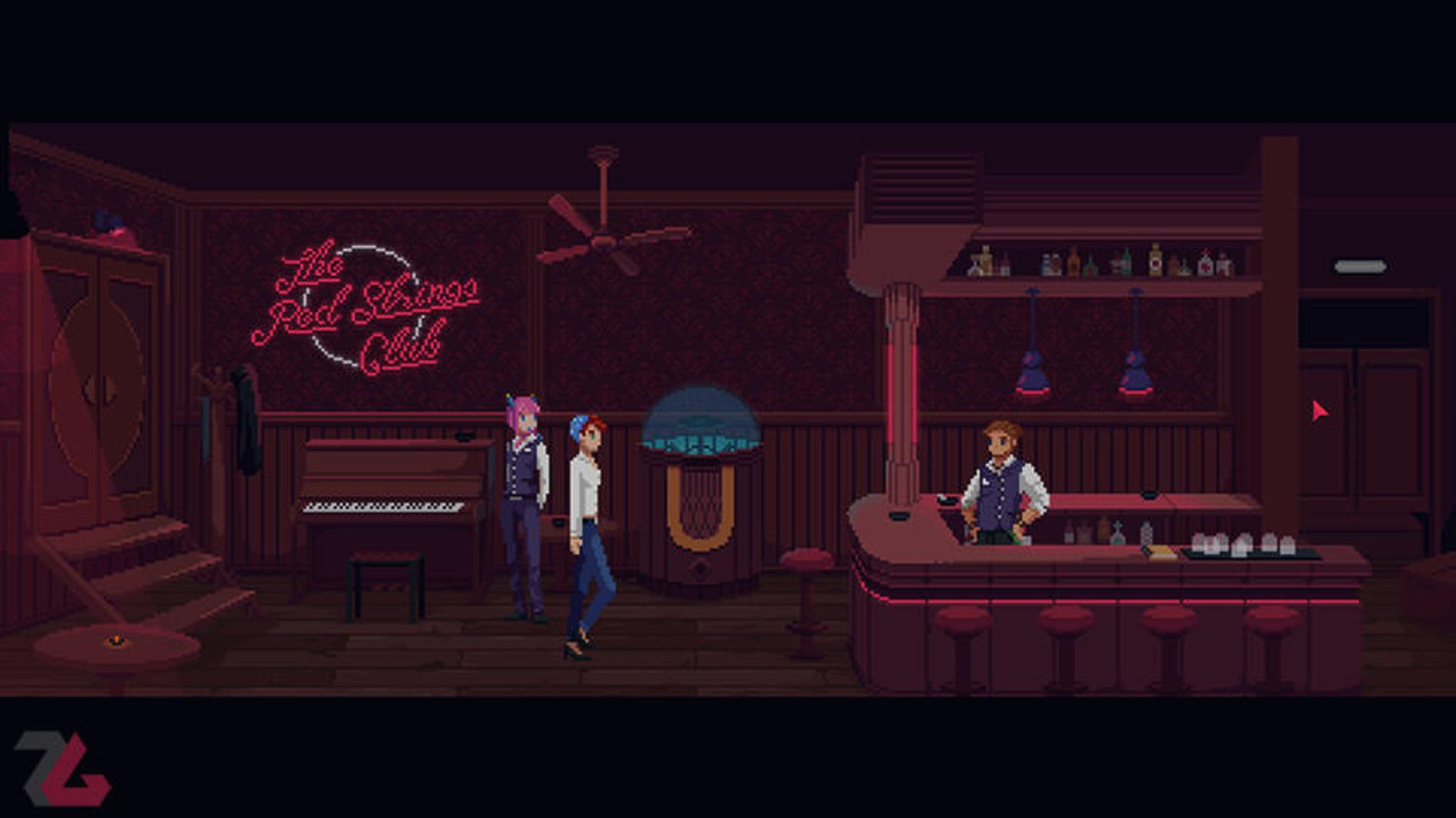 بررسی بازی The Red Strings Club 