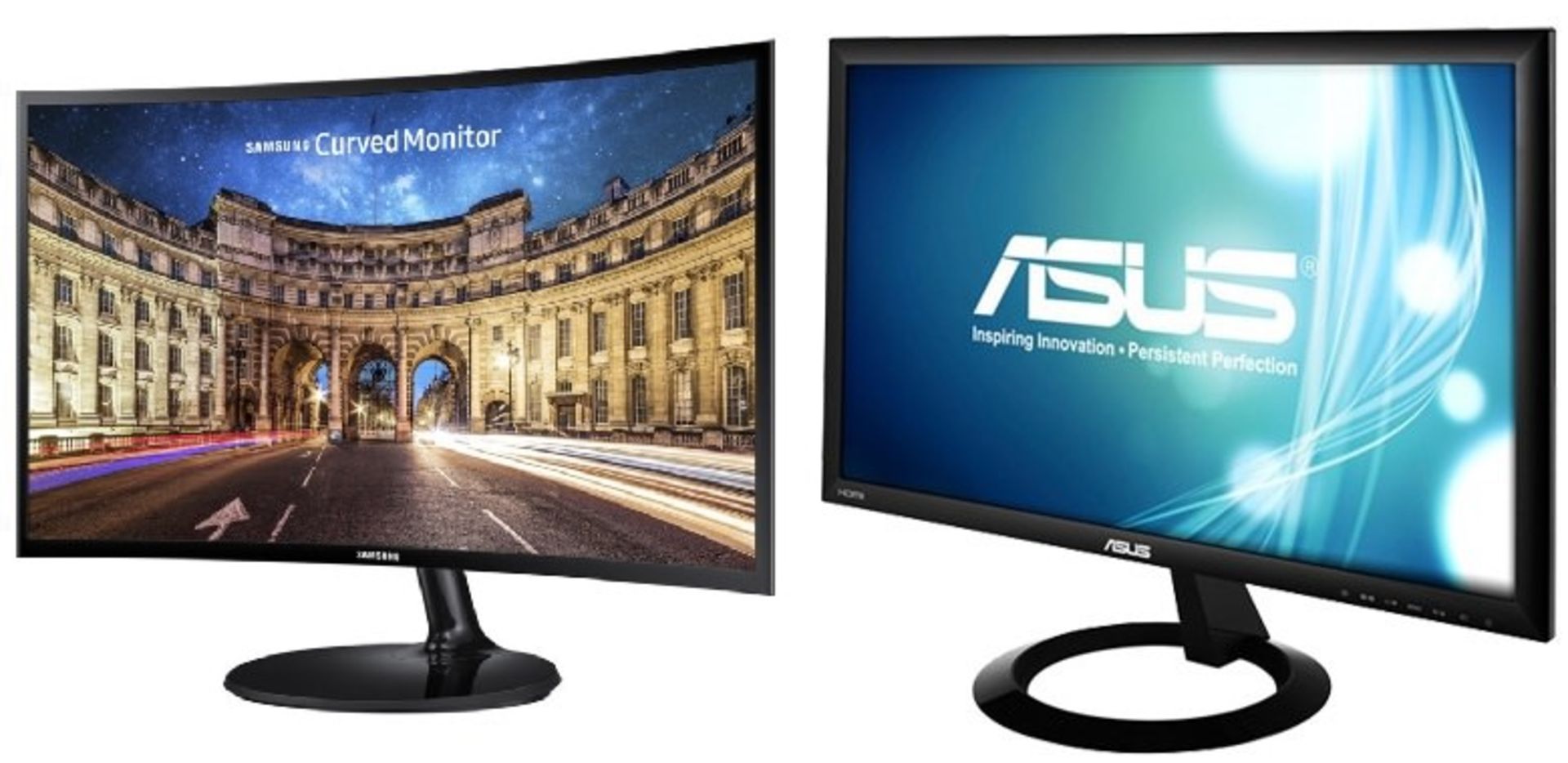 SAMSUNG and ASUS Monitor