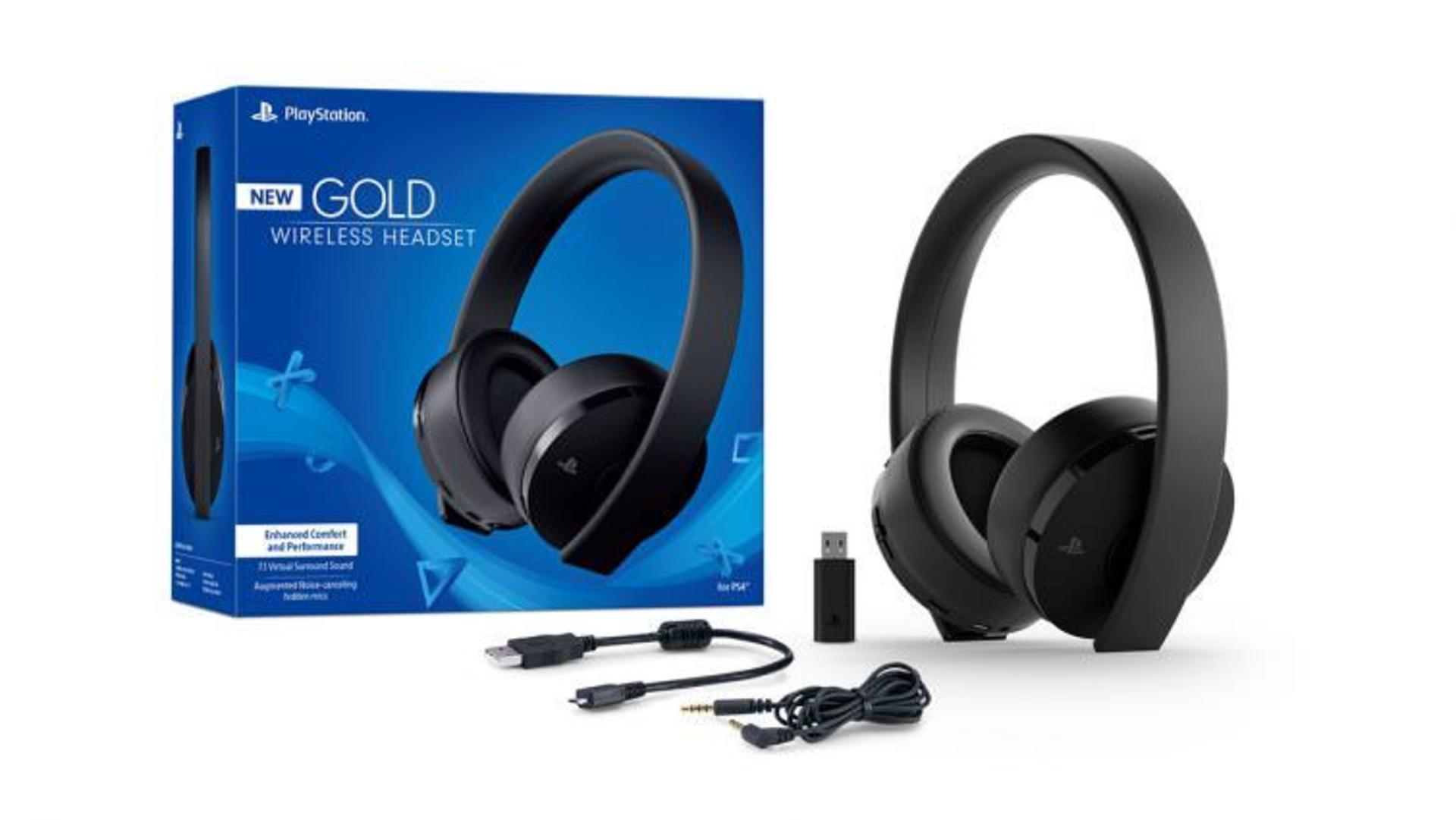Gold Wireless Headset
