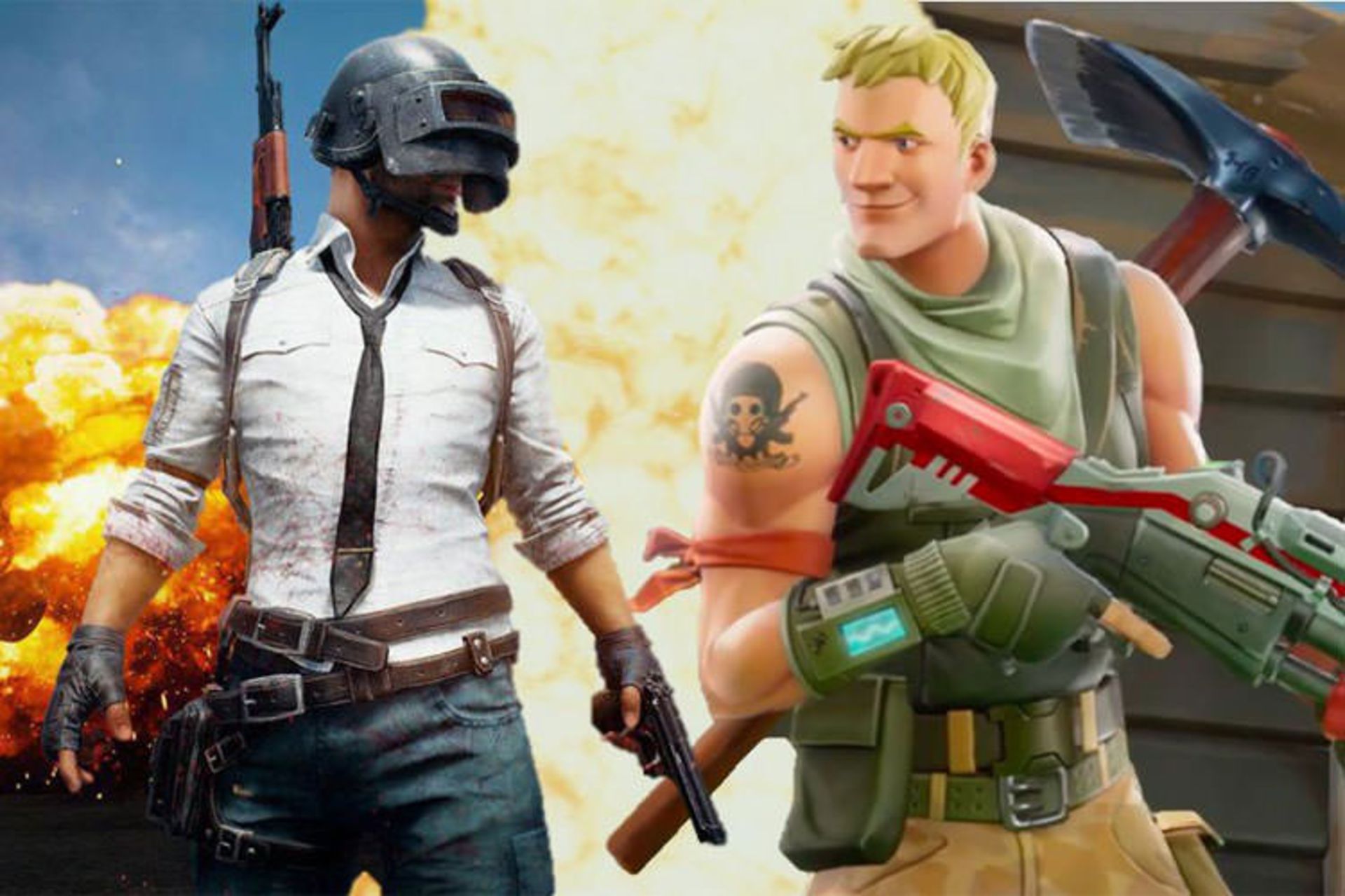 pubg vs fortnite