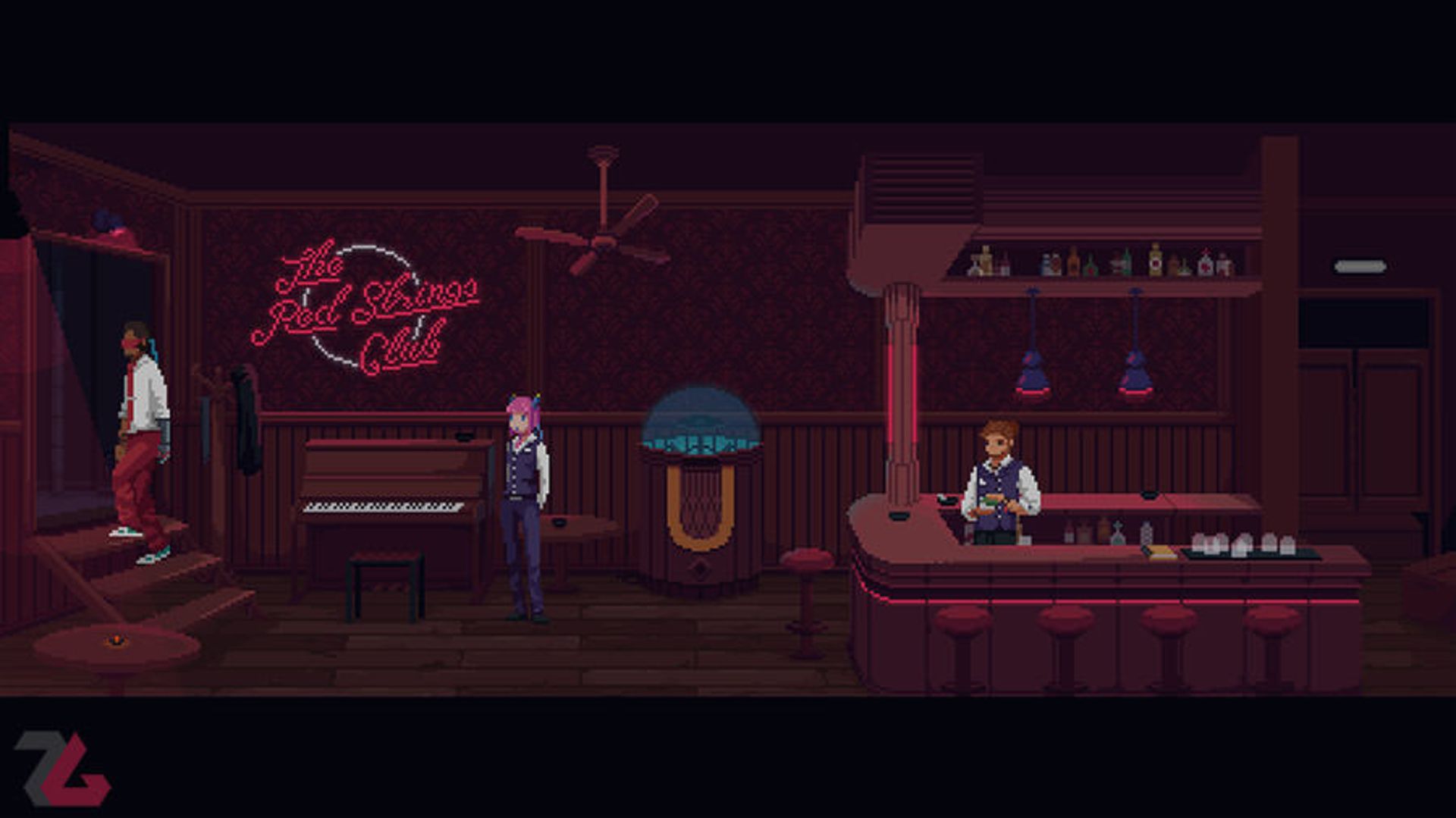 بررسی بازی The Red Strings Club 