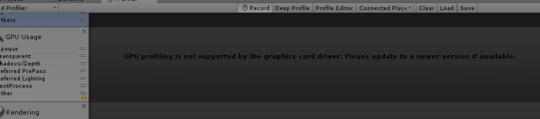 unity profiler