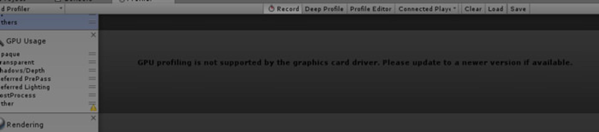 unity profiler