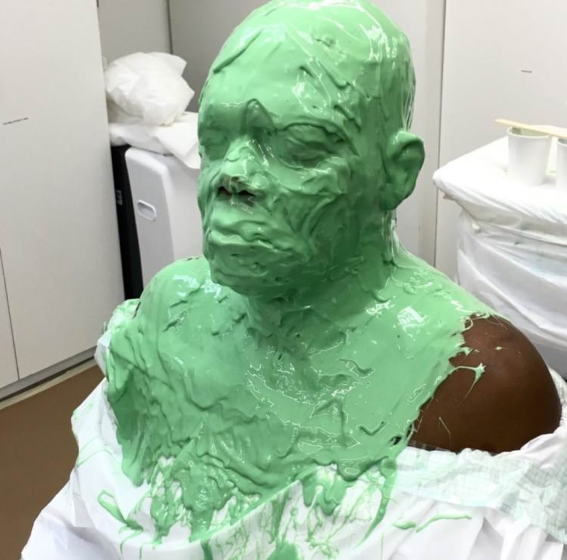 Samuel L. Jackson Captain Marvel Set Pic