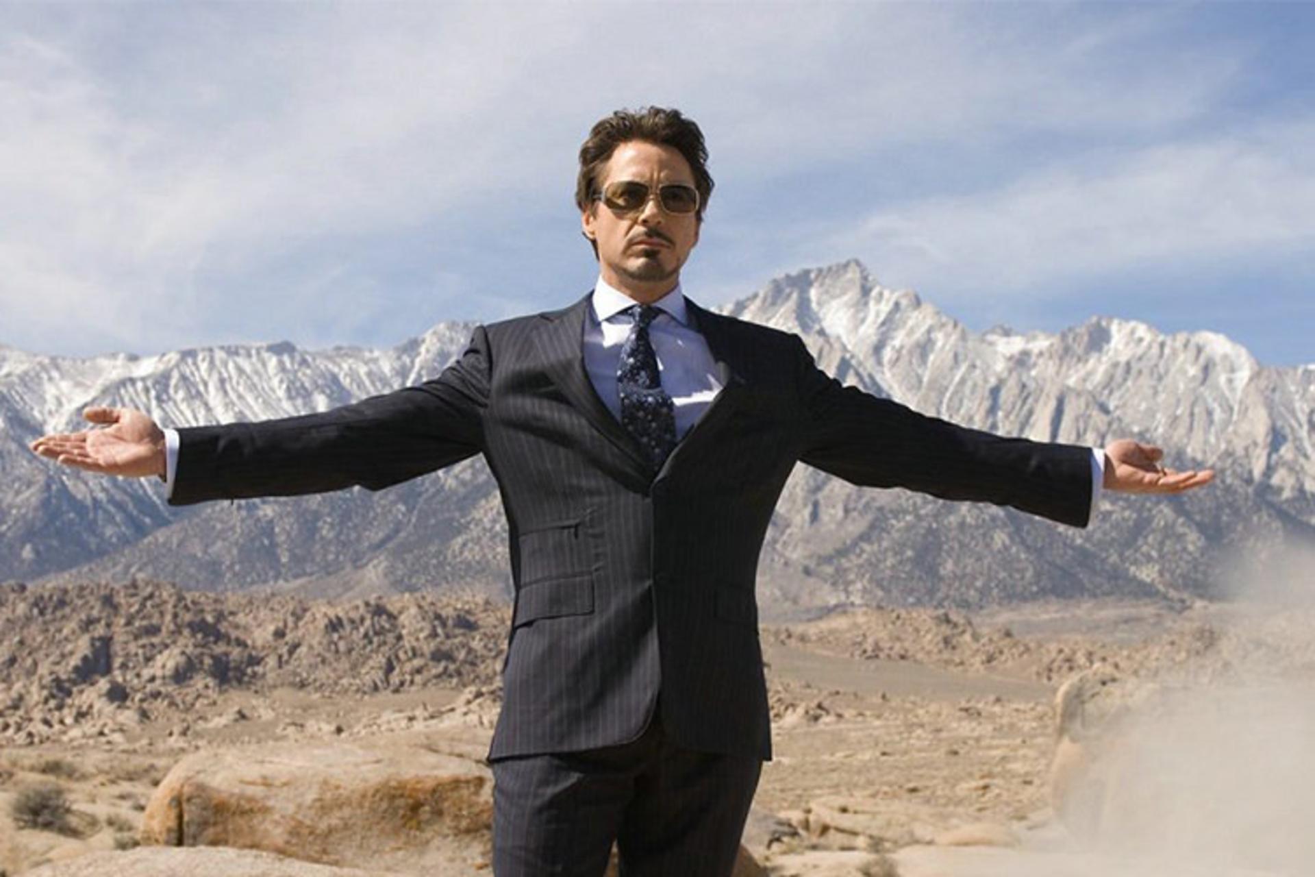 Robert Downey Jr in Iron Man