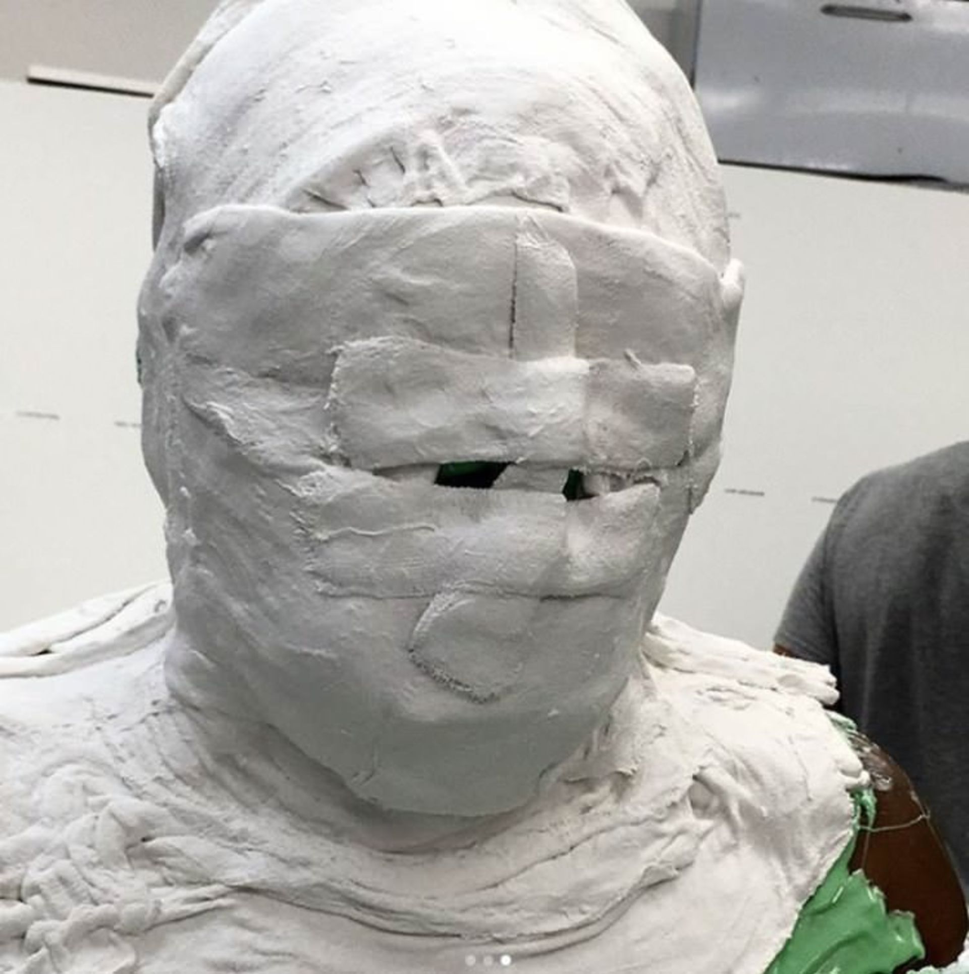 Samuel L. Jackson Captain Marvel Set Pic