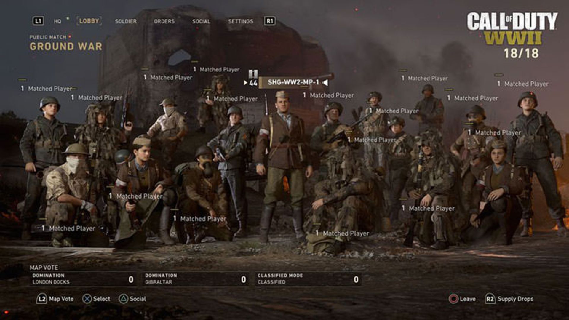 حالت Ground War