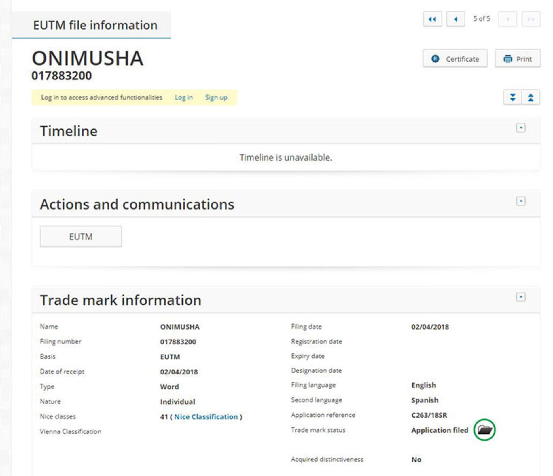 علائم تجاری Onimusha