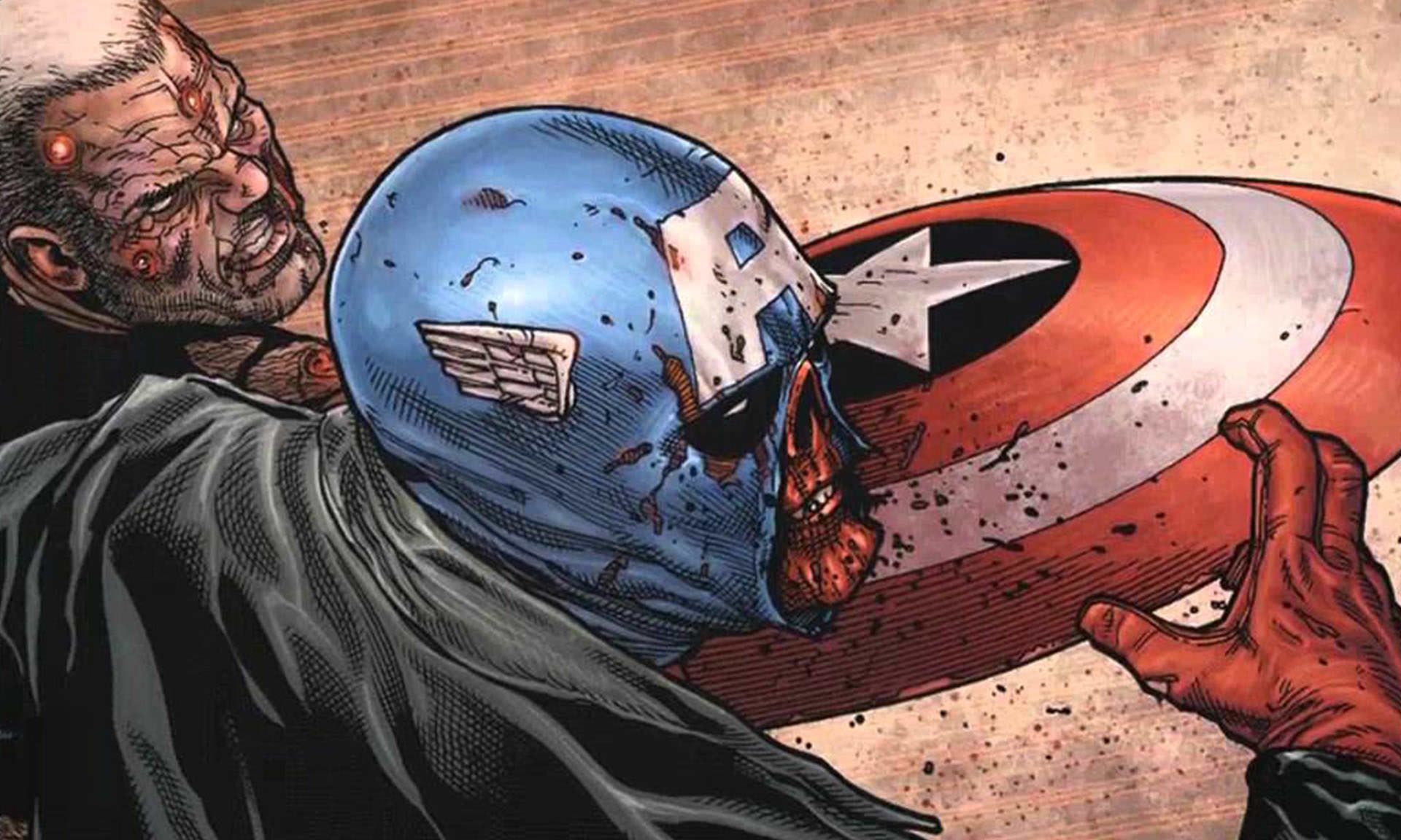 Old Man Logan vs red skull