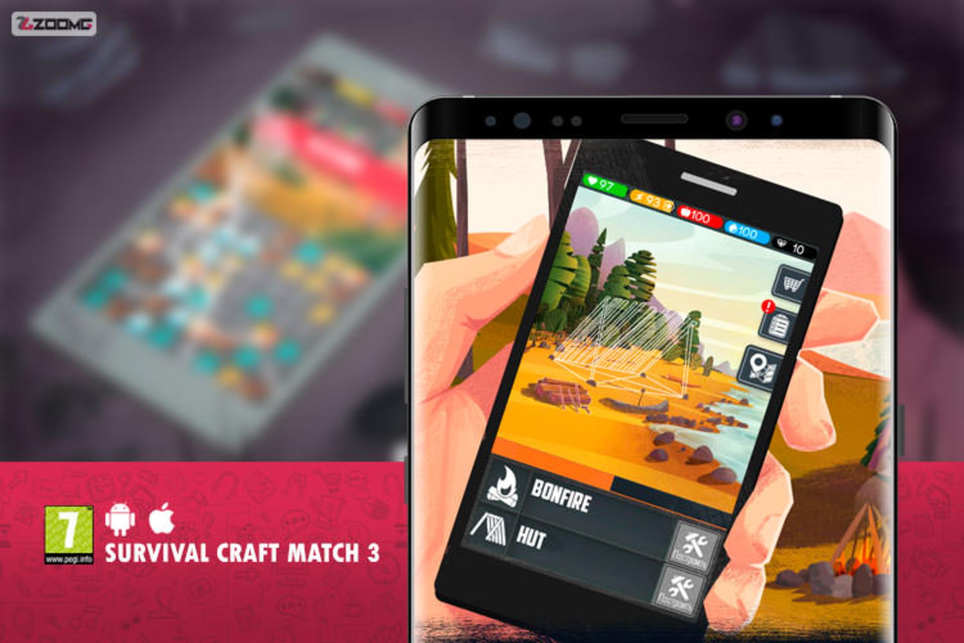 بازی موبایل Survival Craft Match 3