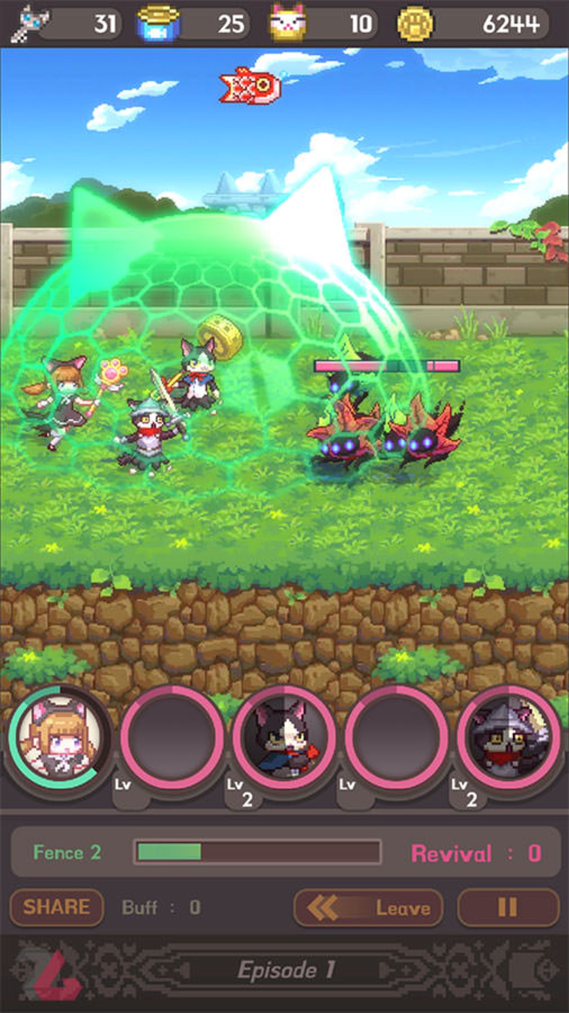 بازی موبایل Cat Knight Saga Special