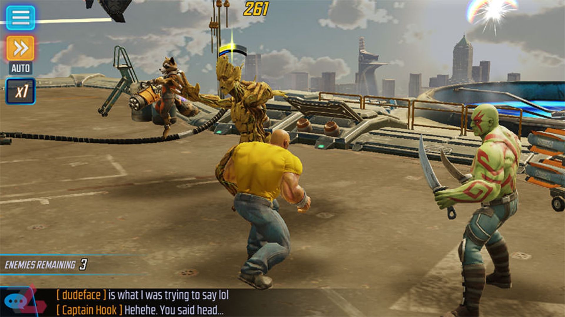بازی موبایل Marvel Strike Heroes