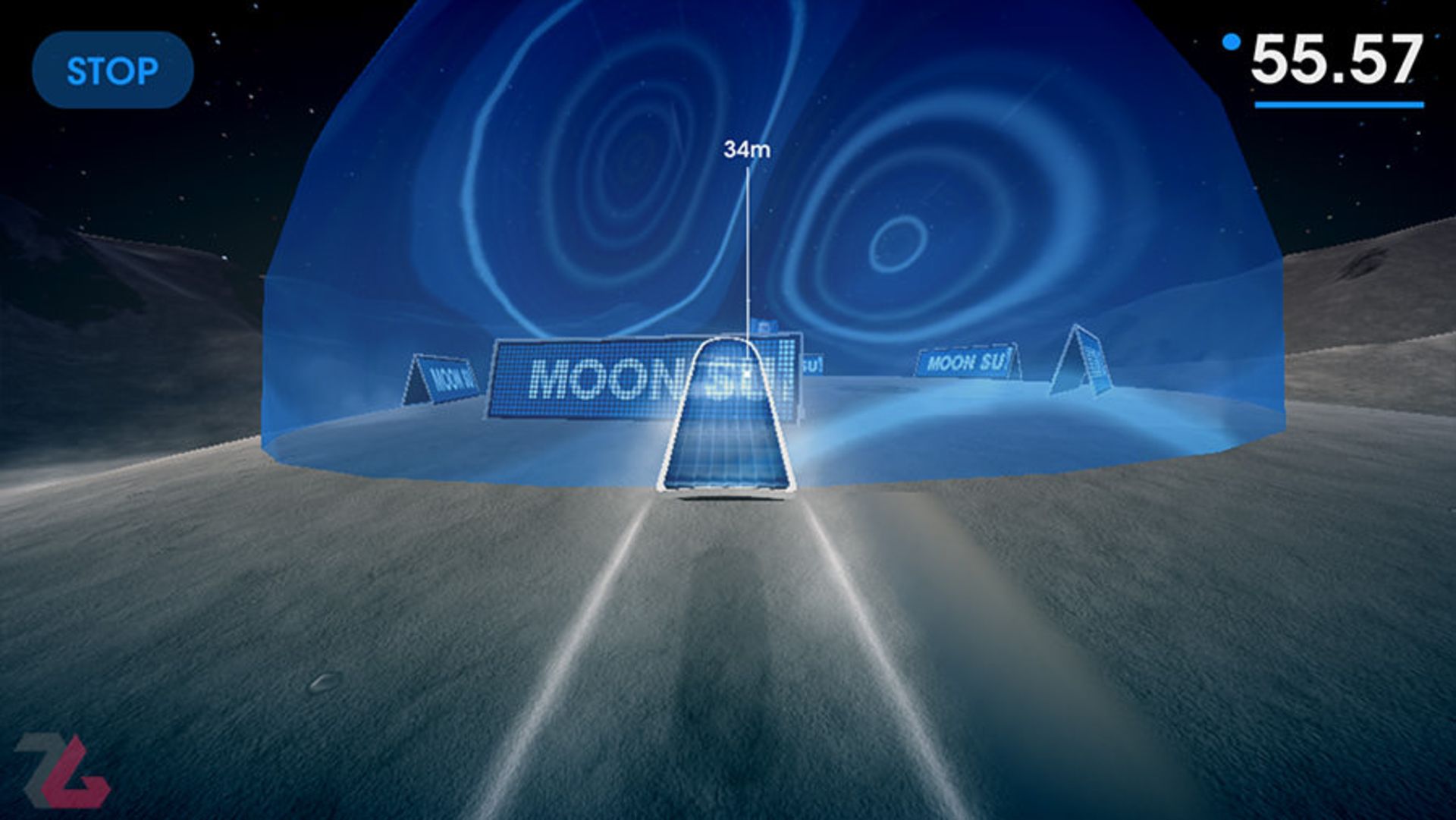 Moon Surfing