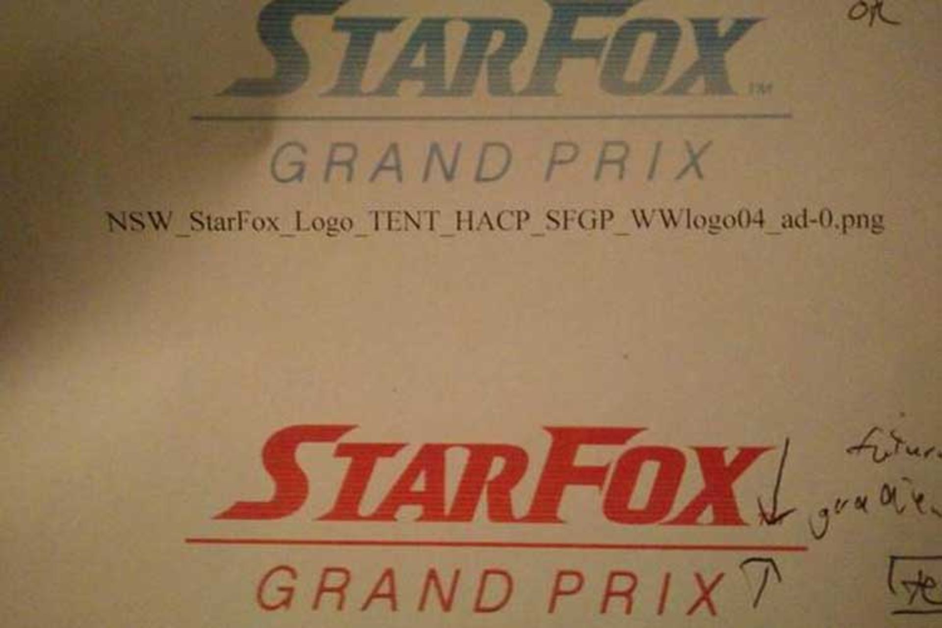 star fox grand prix leaked logo