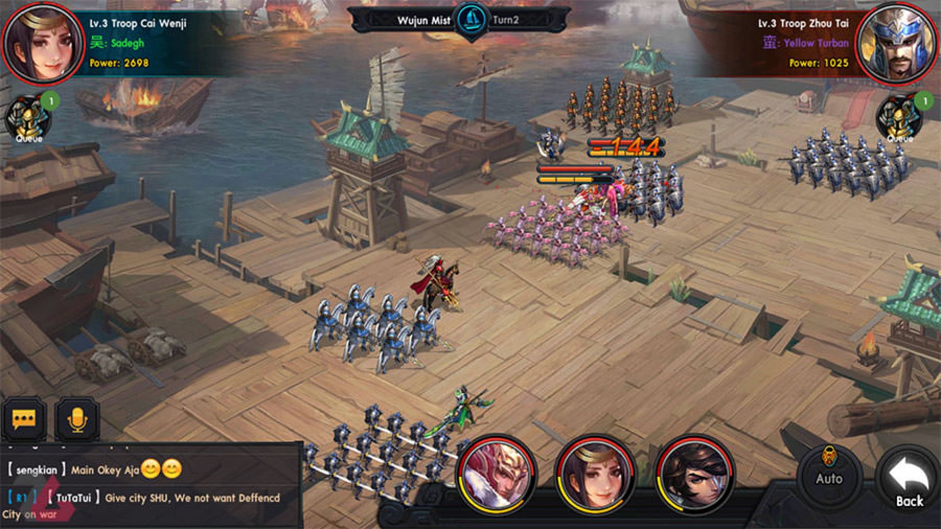 بازی موبایل Three Kingdoms: Infinity Wars