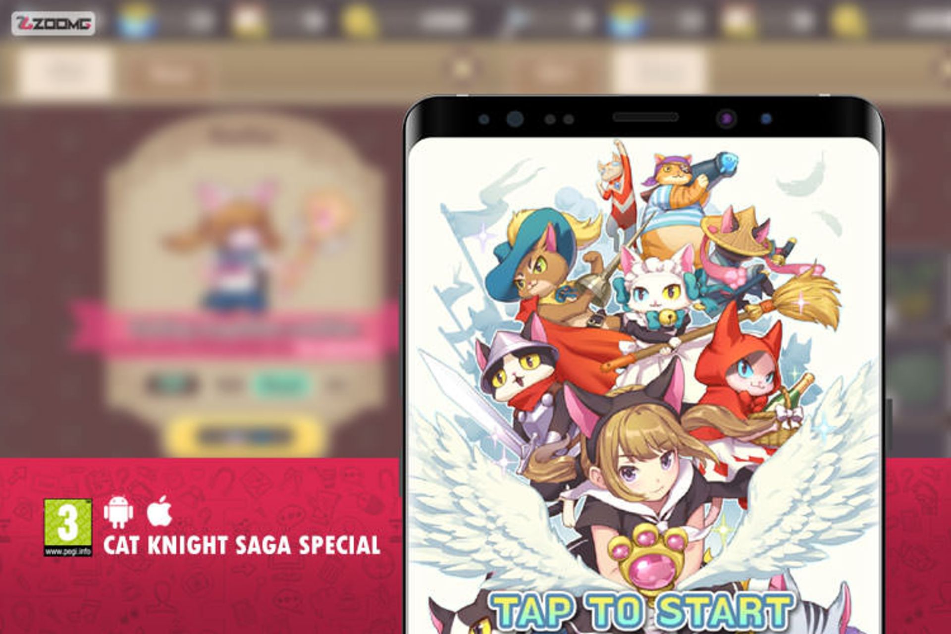 بازی موبایل Cat Knight Saga Special