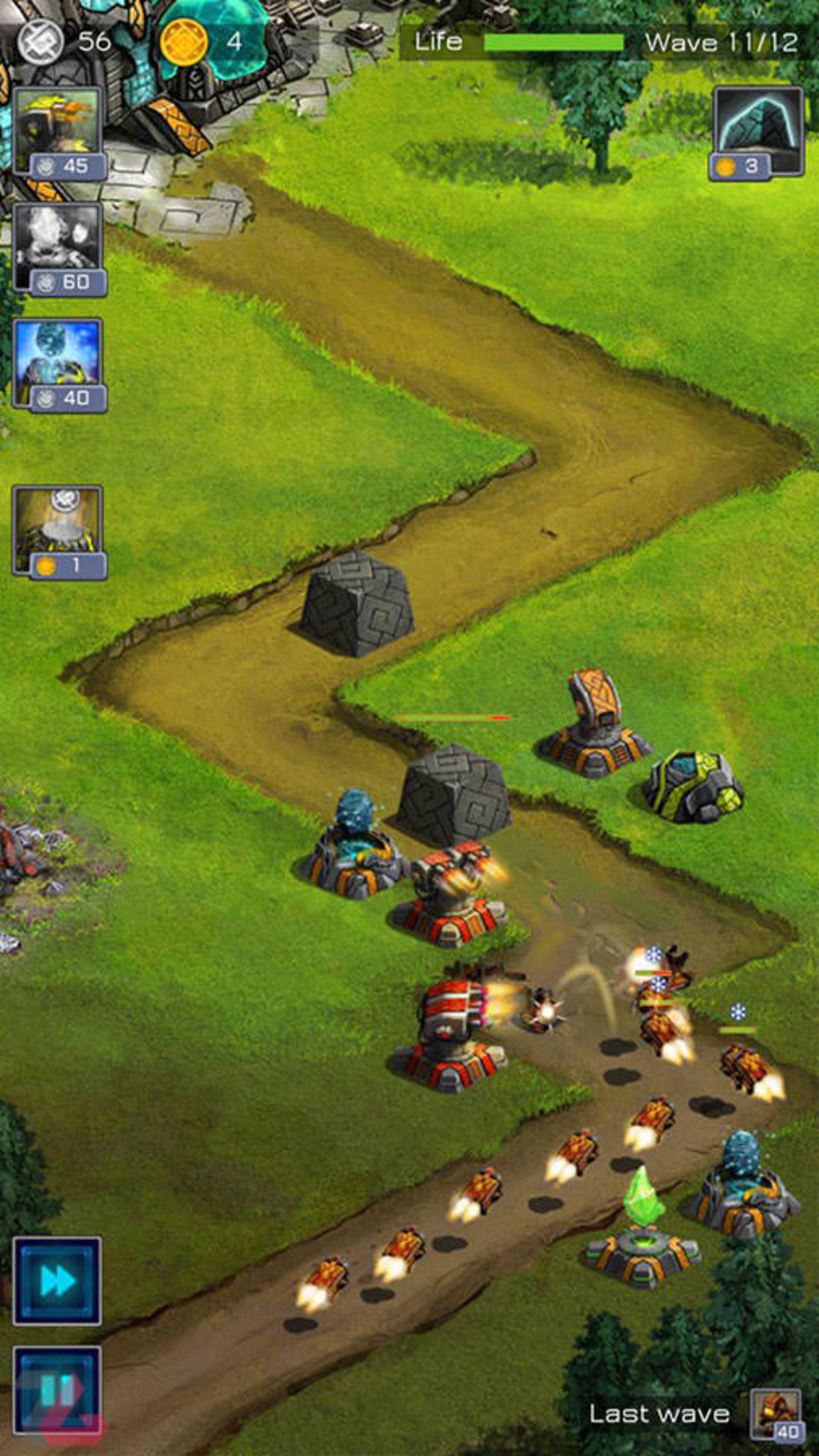 بازی موبایل Ancient Planet Tower Defense