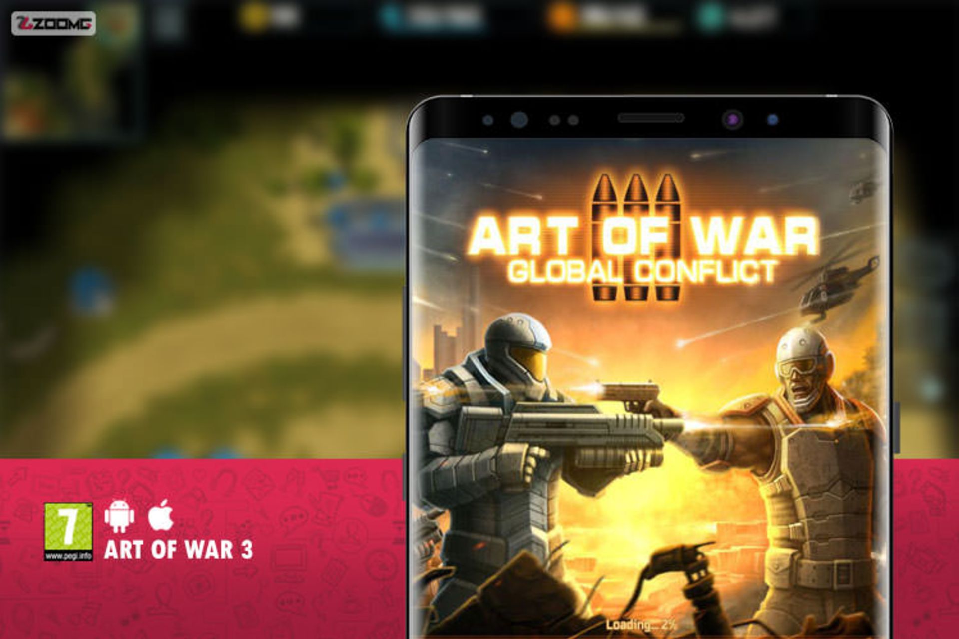 معرفی بازی موبایل Art of War 3