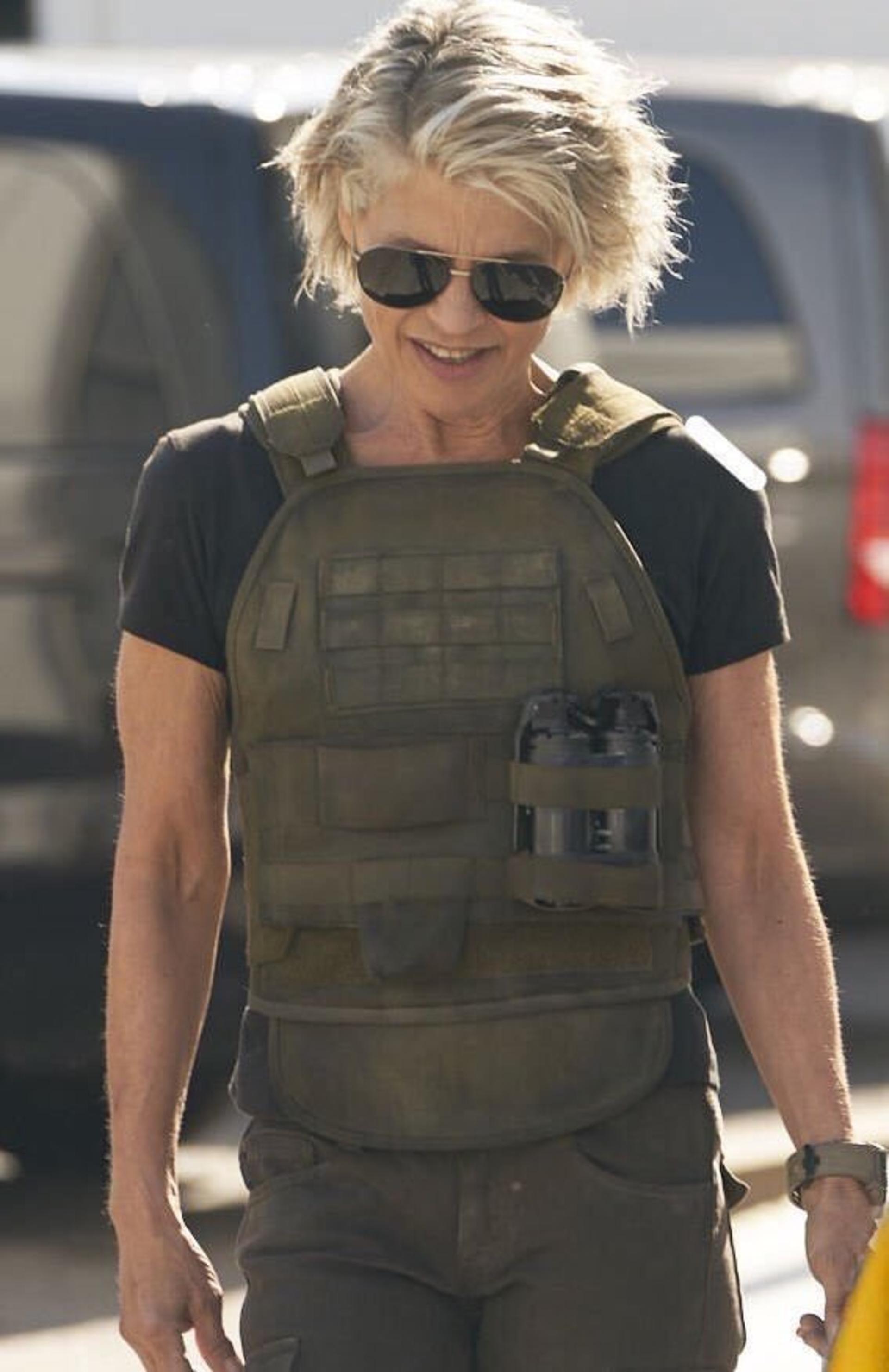 Terminator 6 Set Photos Linda Hamilton