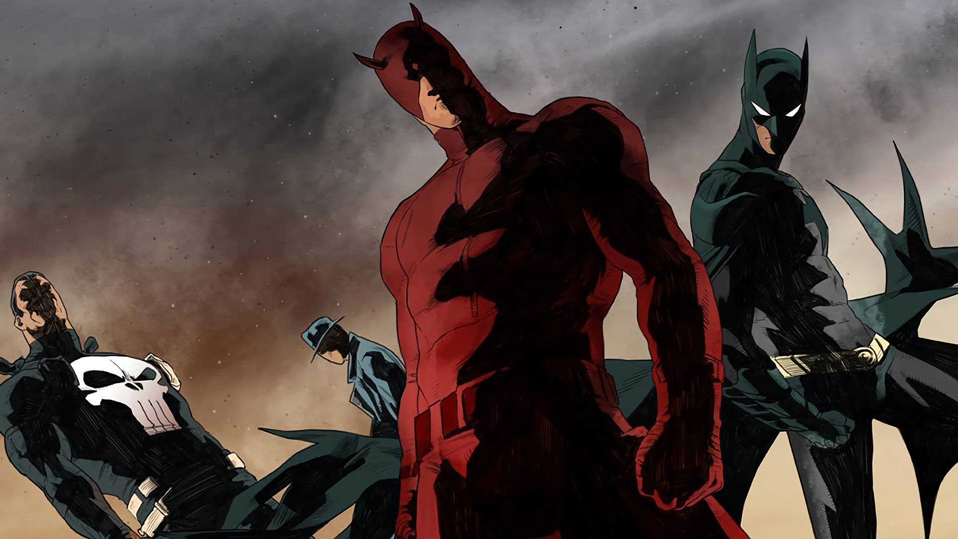 punisher - daredvil - batman