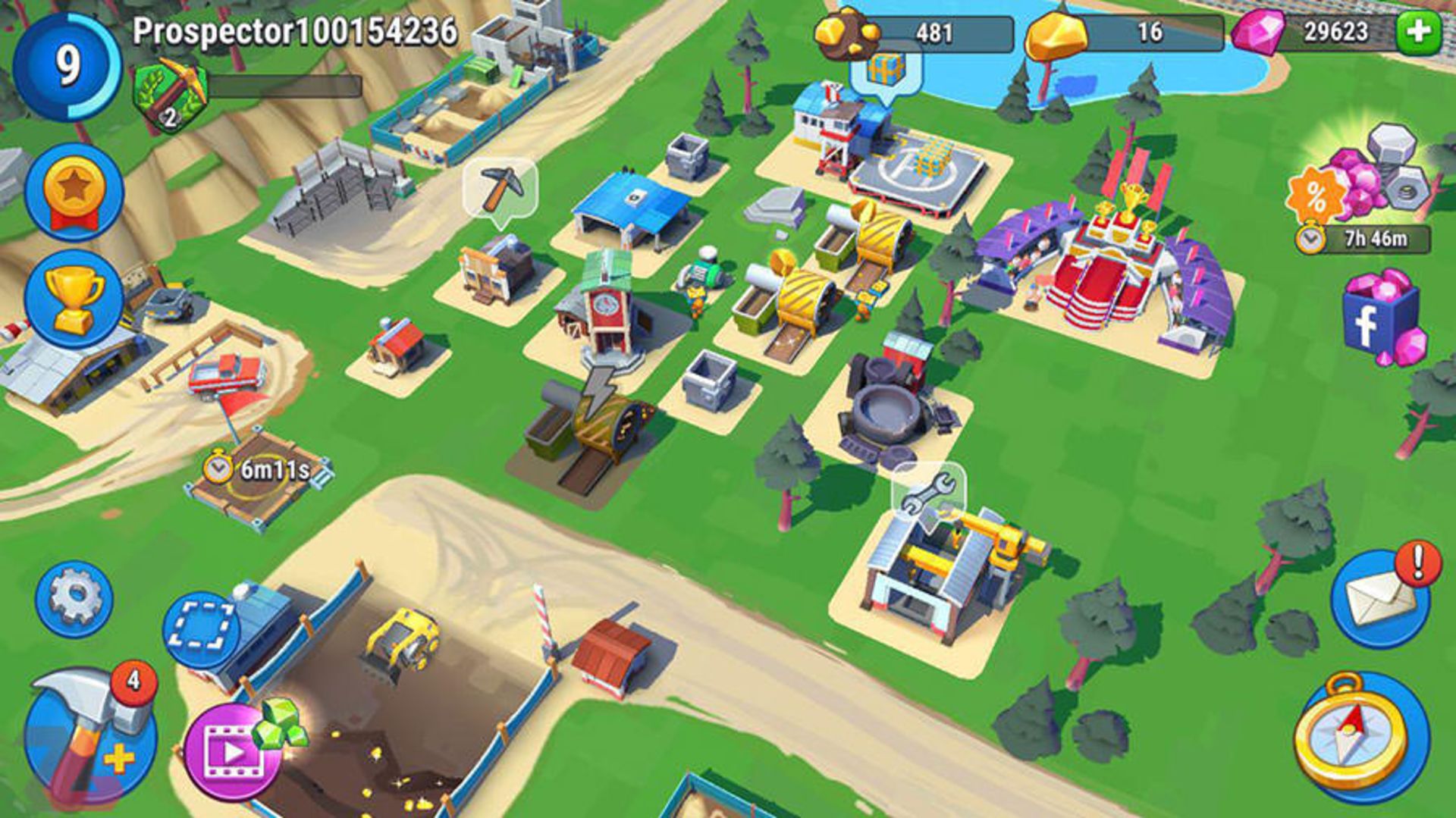 بازی موبایل Planet Gold Rush