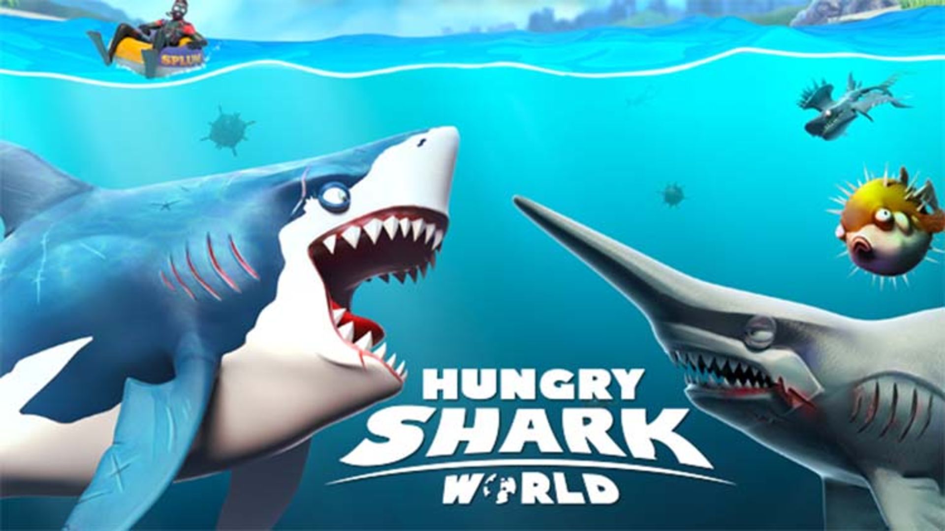 hungry shark world
