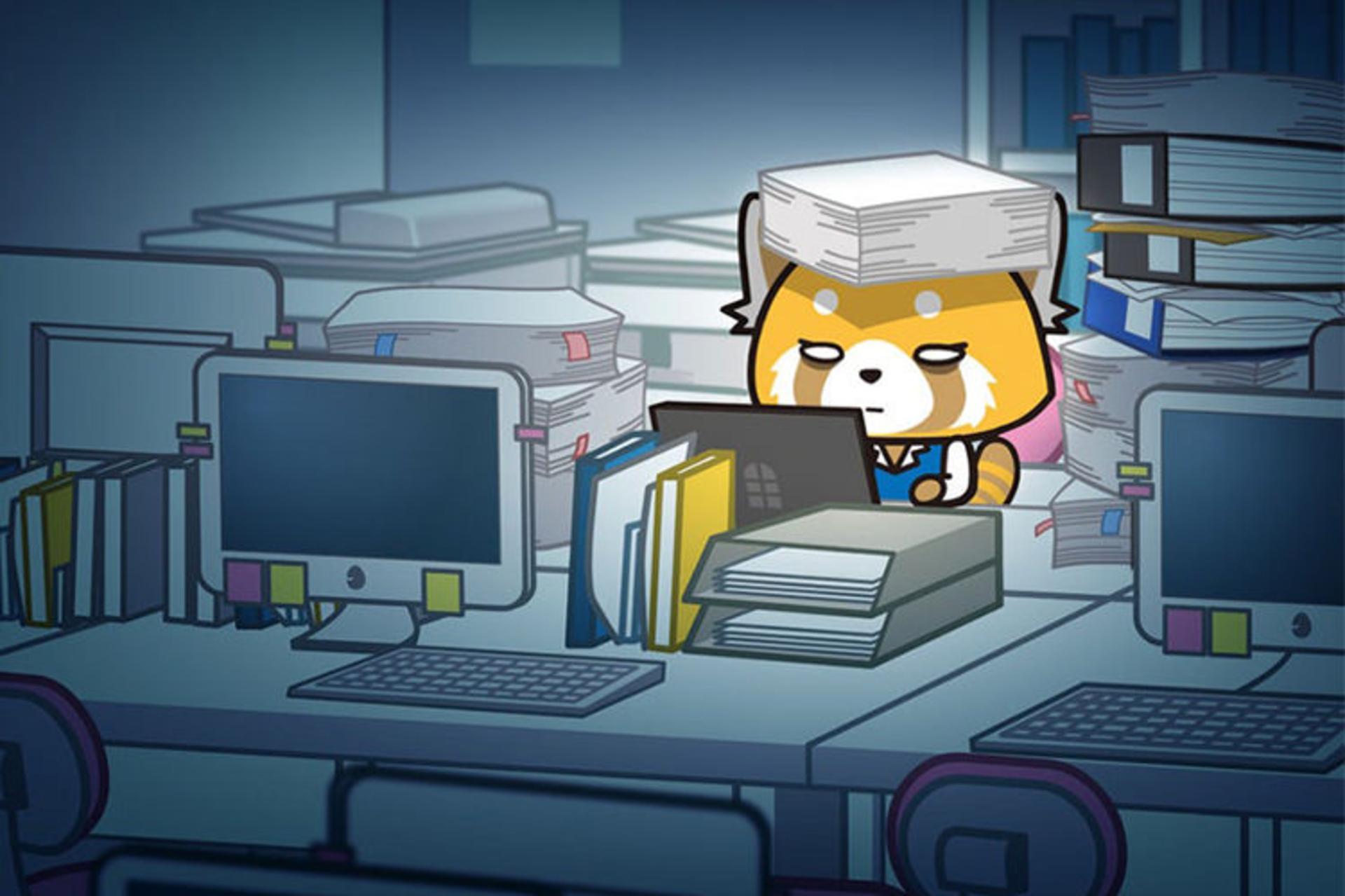 انیمه Aggretsuko شبکه نتفلیکس