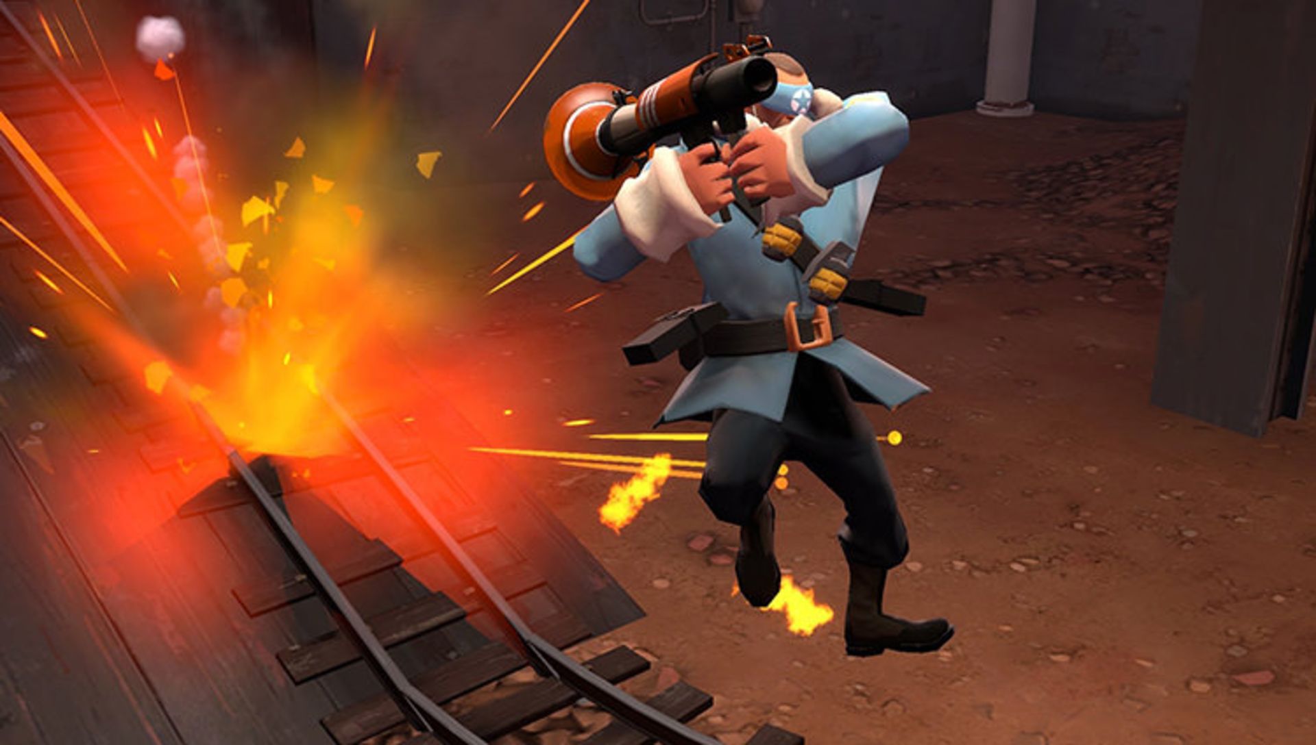 Rocket Jumping in Team Fortress