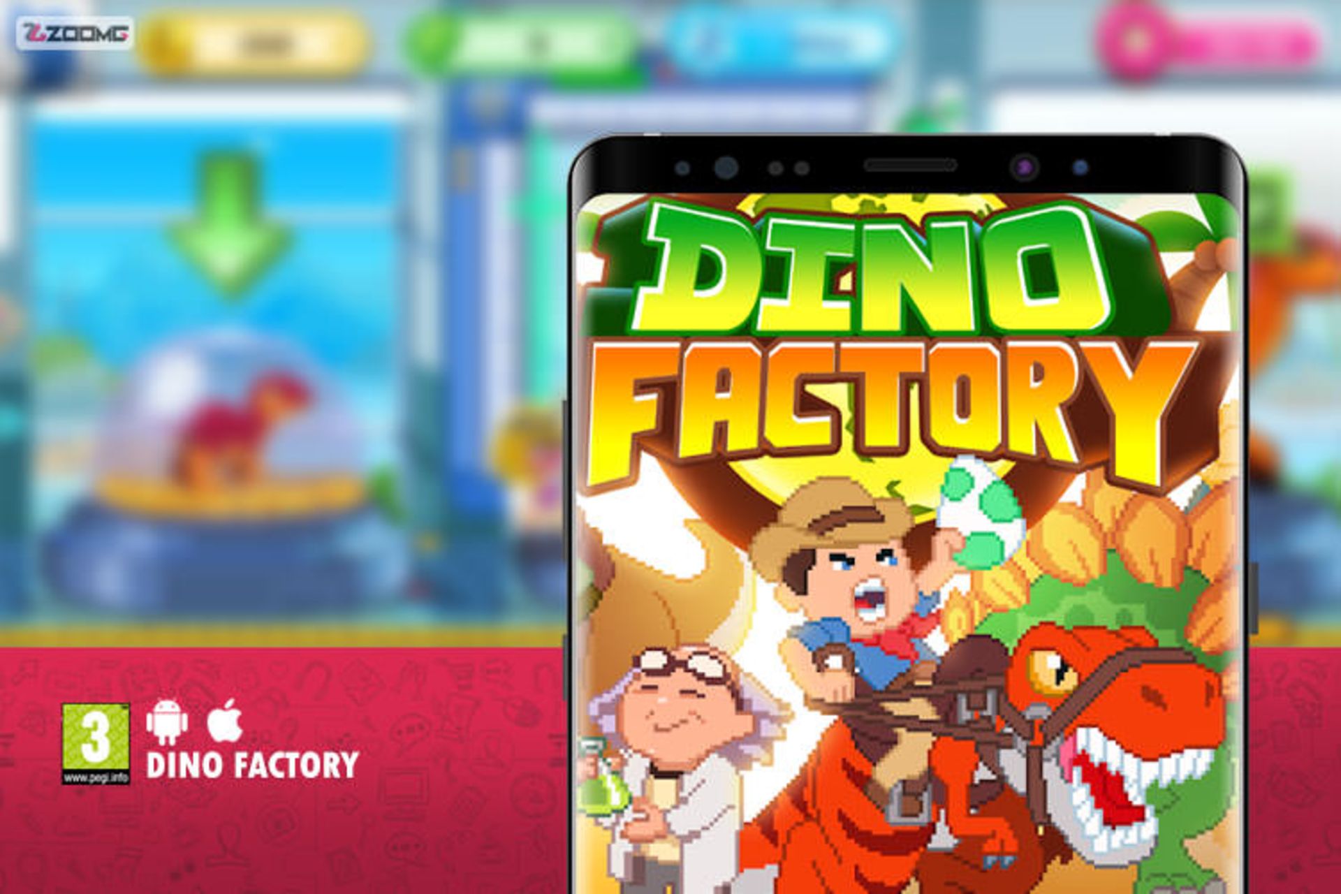 بازی موبایل Dino Factory