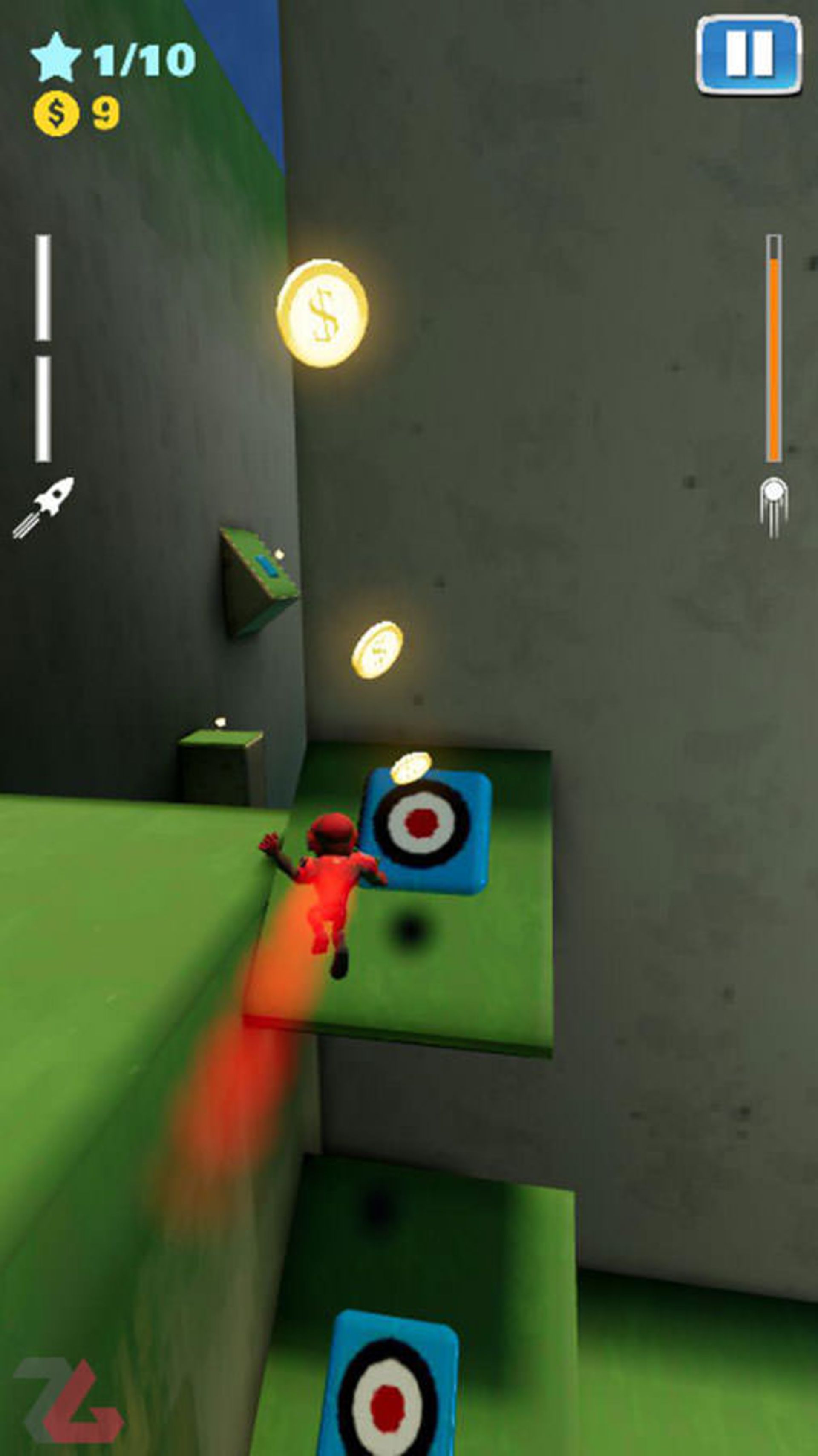 بازی موبایل Rocket Riders 3D Platformer