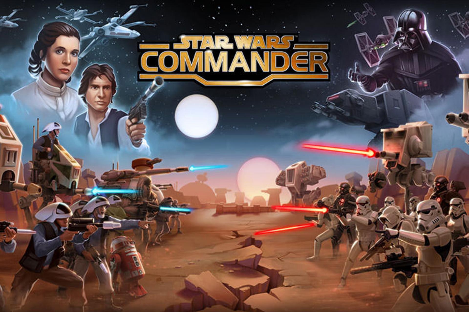 بازی موبایل Star Wars Commander