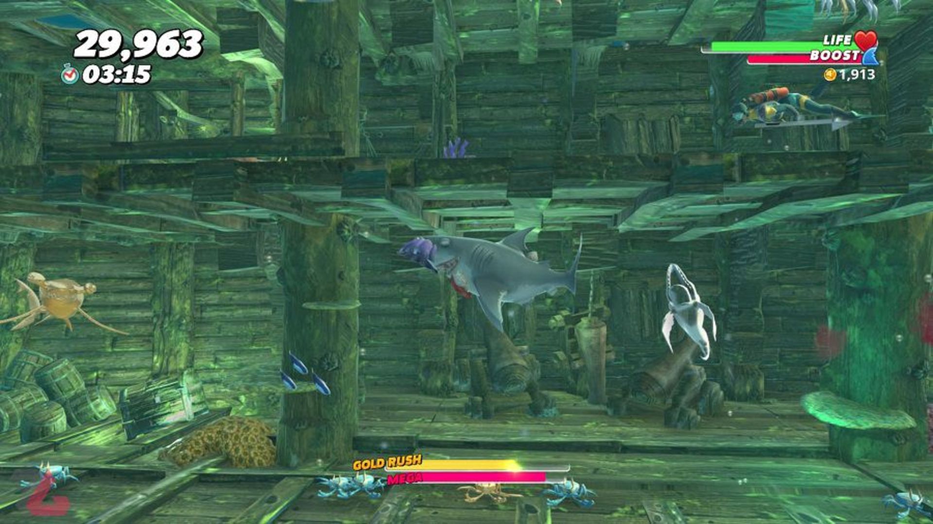 بررسی بازی Hungry Shark World
