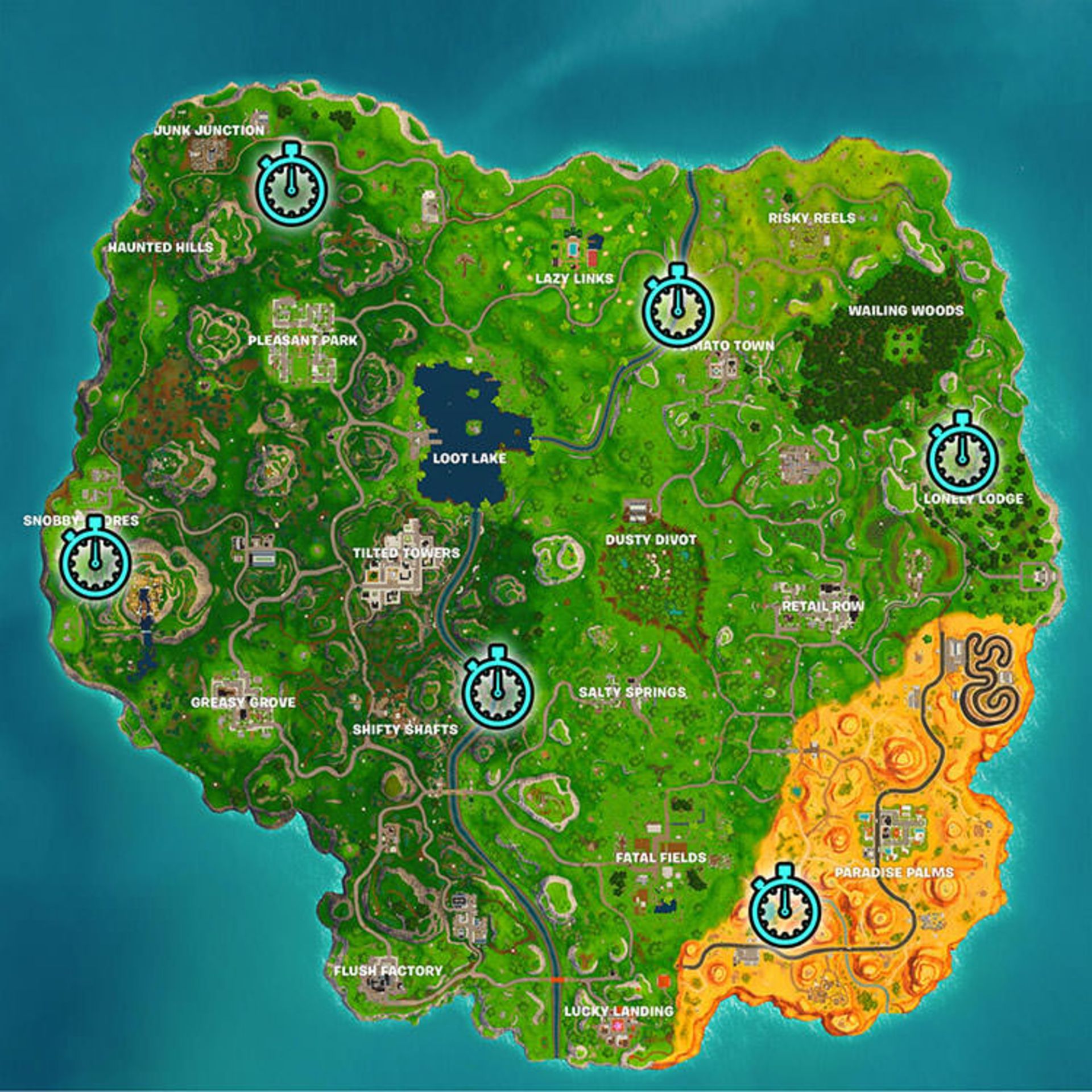 چالش های هفته ششم فصل پنجم Fortnite