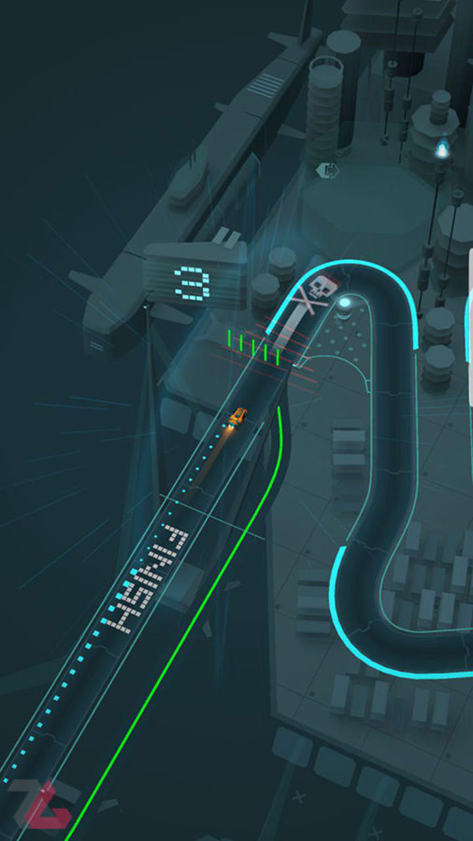 بازی موبایل Hyperdrome - Tactical Battle Racing