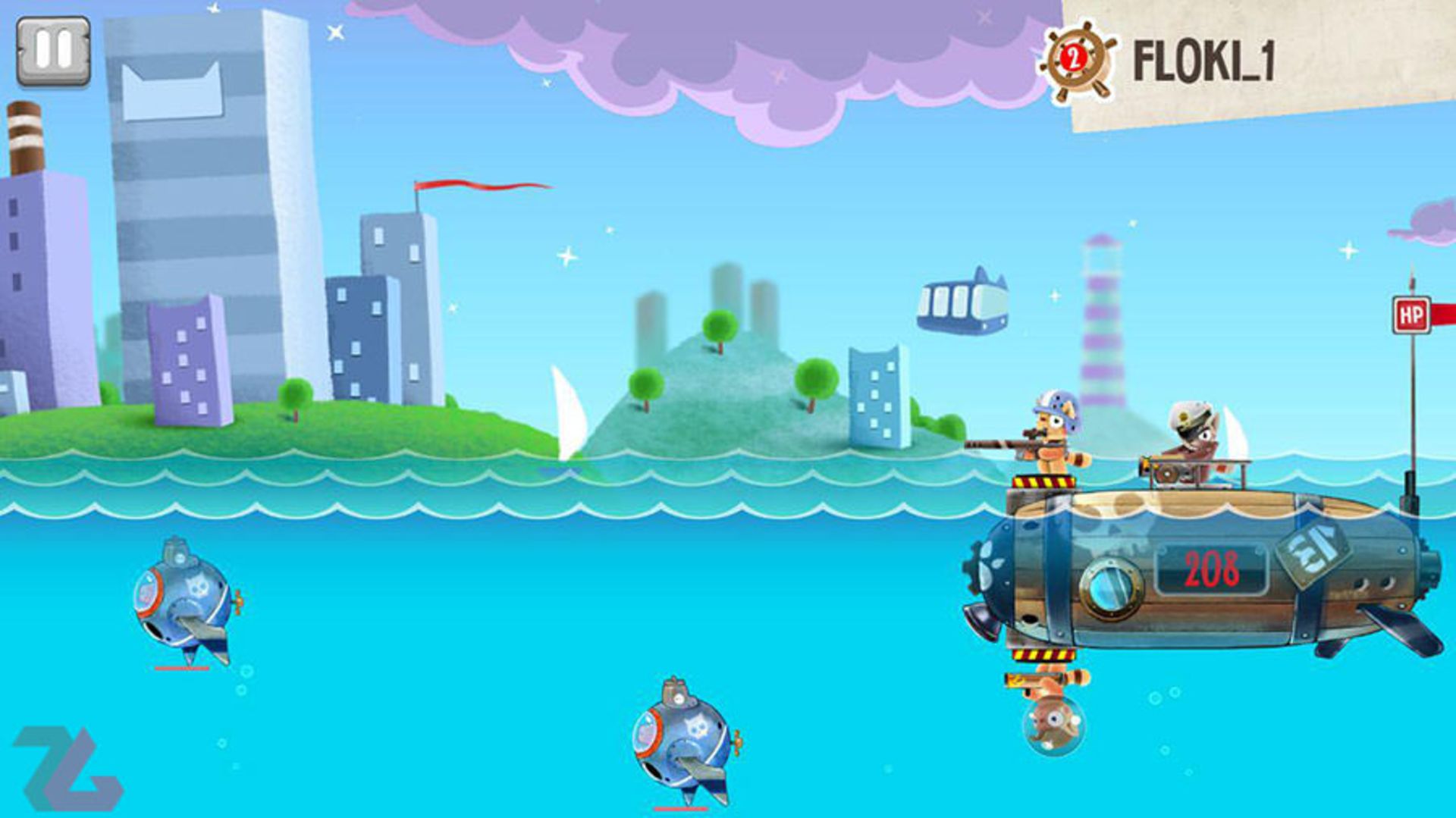 بازی موبایل Cats Vs Pigs: Battle Arena