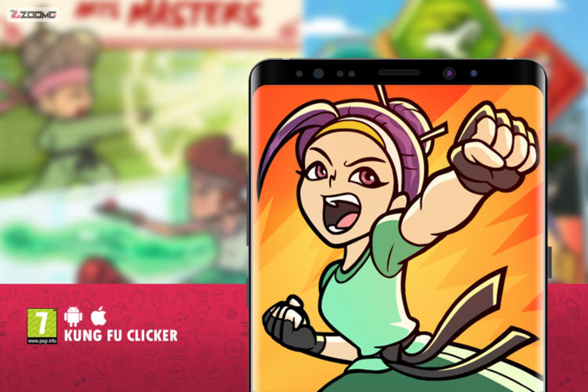 بازی موبایل Kung Fu Clicker