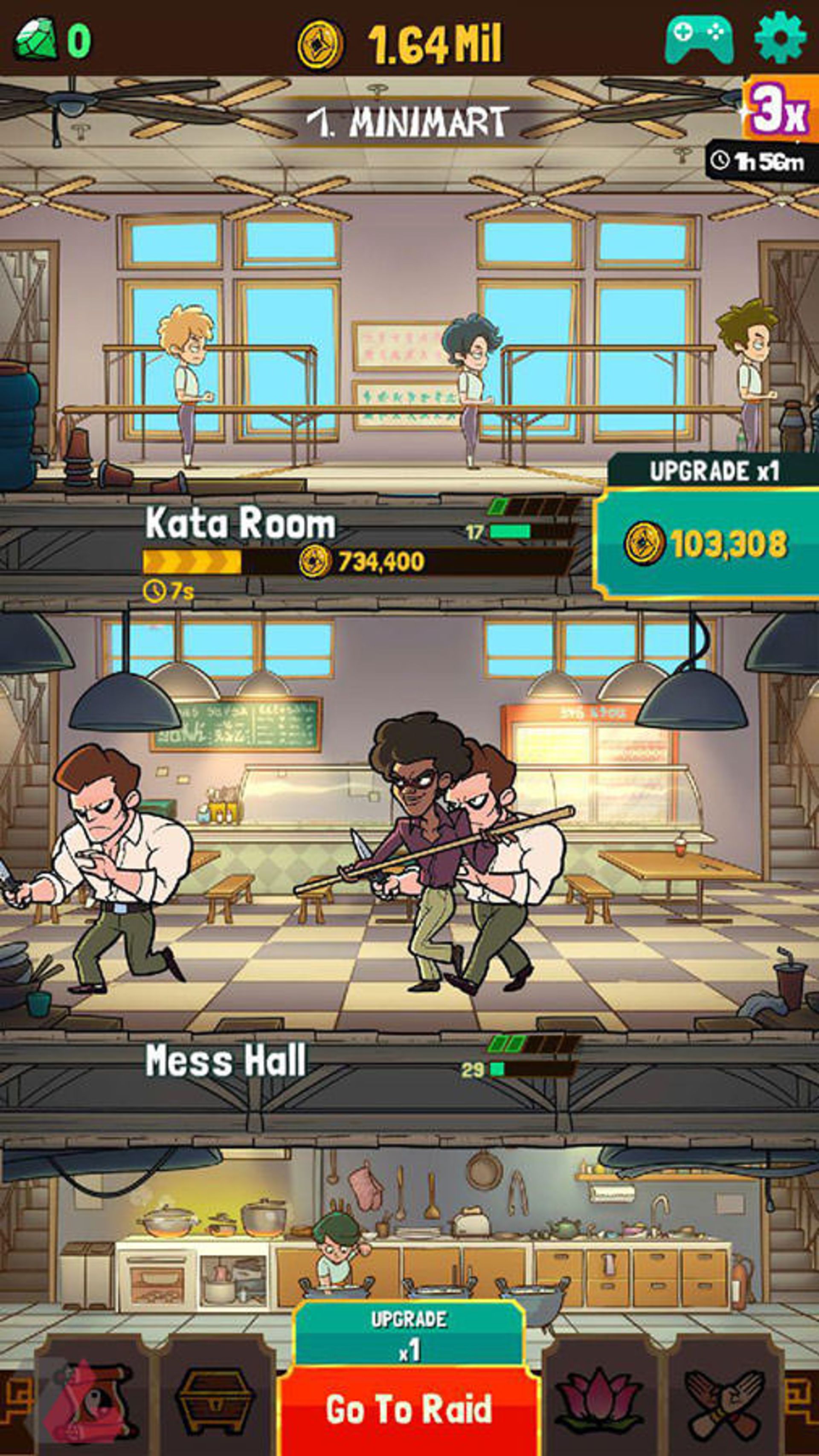 بازی موبایل Kung Fu Clicker