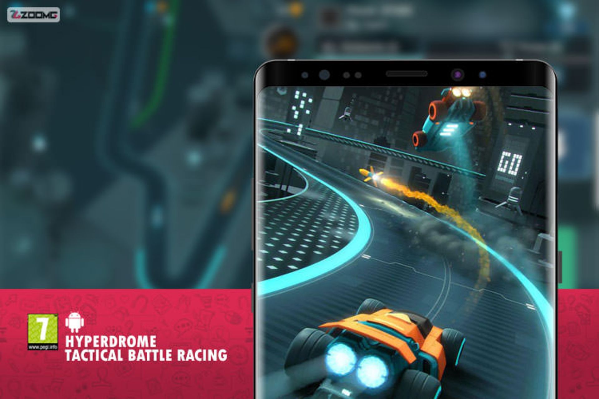 بازی موبایل Hyperdrome - Tactical Battle Racing