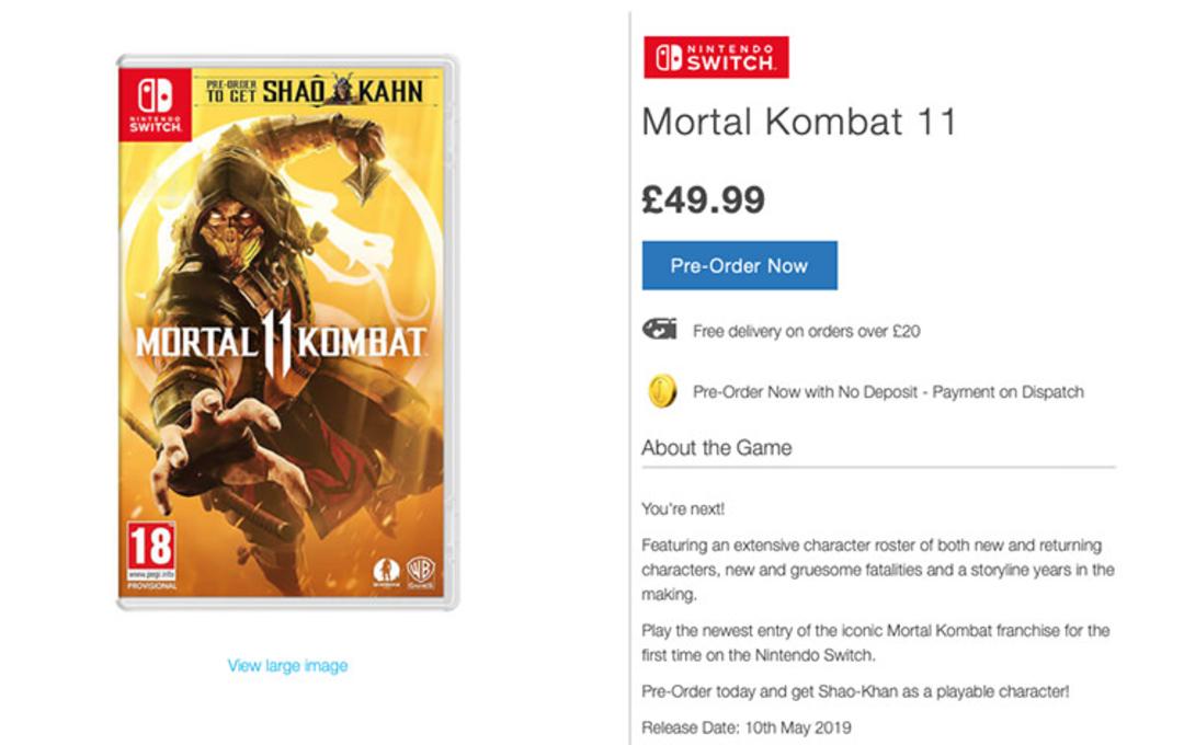 Mortal Kombat 11