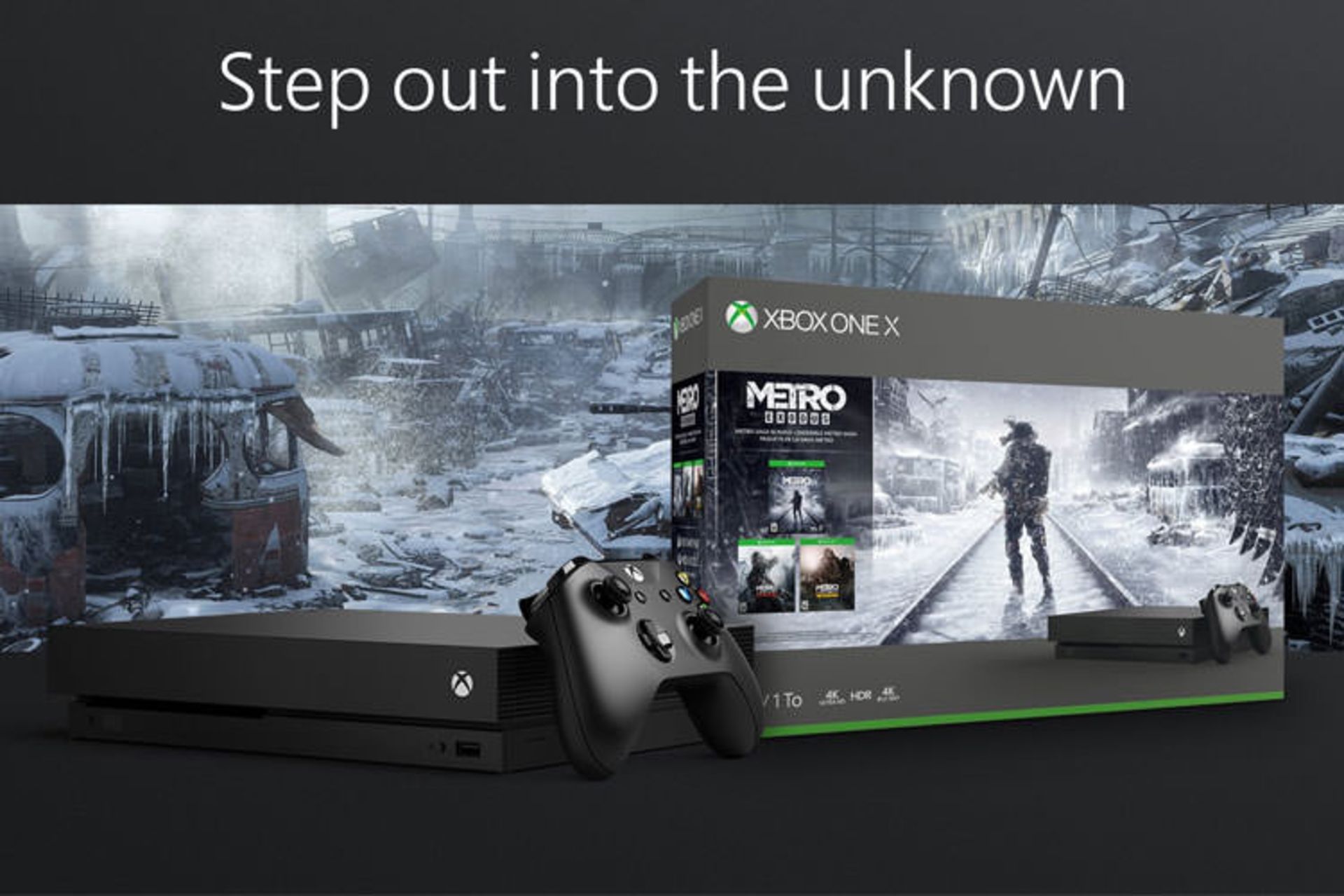 The #Xbox One X Metro Saga bundle