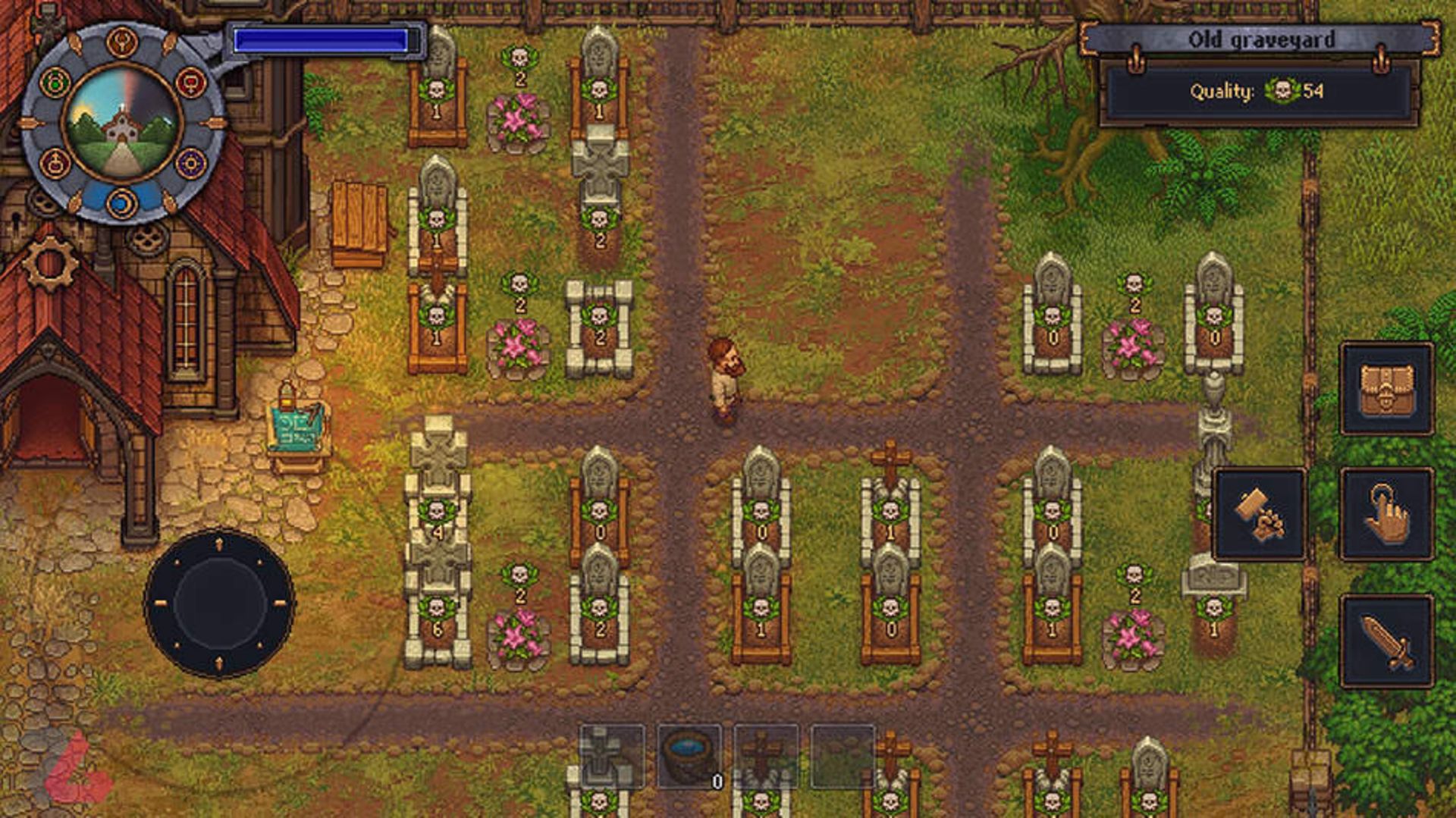 بازی موبایل Graveyard Keeper